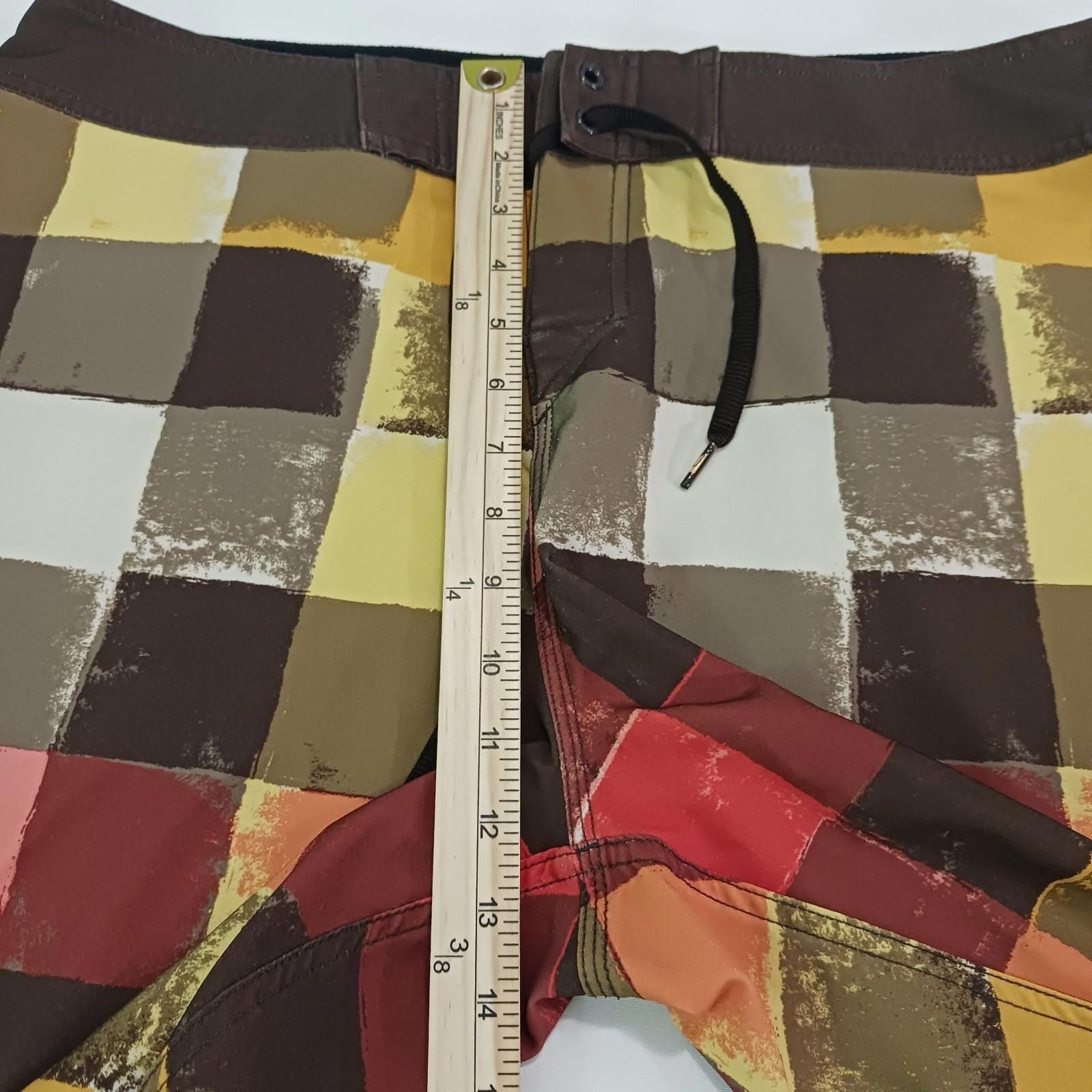 Quiksilver Quiksilver Cypher Series 4 Way Stretch Men's 36 Plaid Shorts Size US 32 / EU 48 - 10 Thumbnail