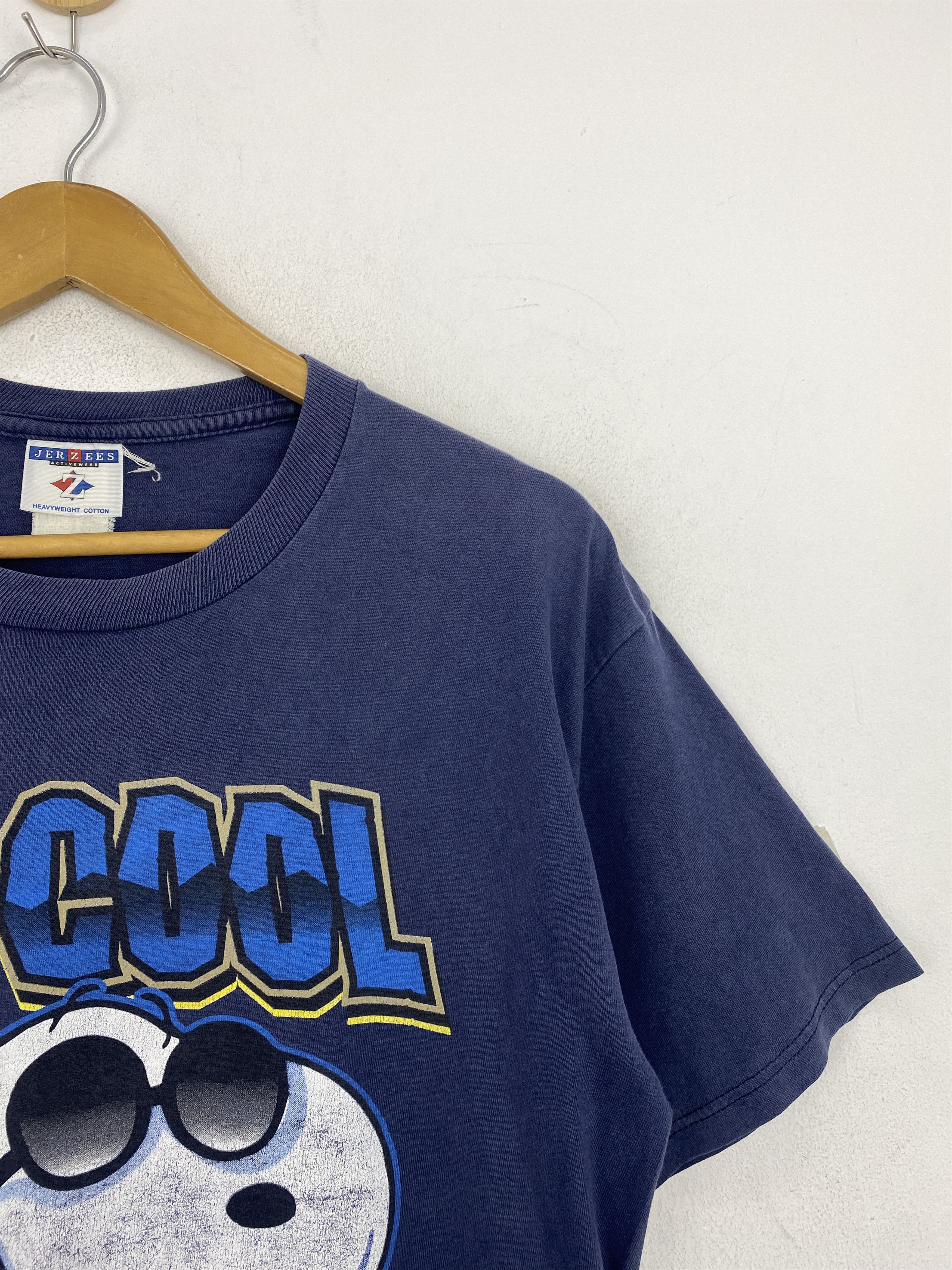 Cartoon Network × Vintage Vintage 90s Snoopy Joe Cool New York Graphic Tee TA0638 Size US S / EU 44-46 / 1 - 8 Thumbnail