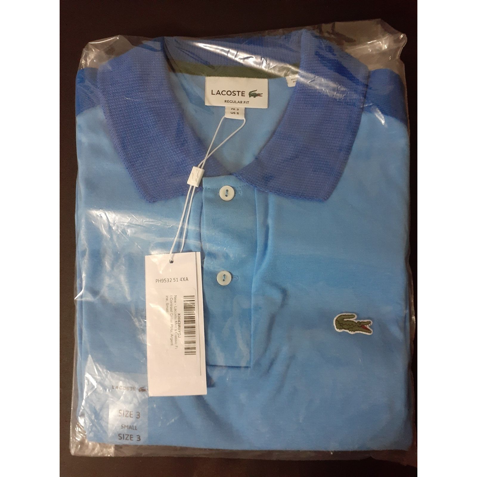 Lacoste Lacoste Mens Short Sleeve Tape Detail Polo Shirt Argentine S Size US S / EU 44-46 / 1 - 2 Thumbnail