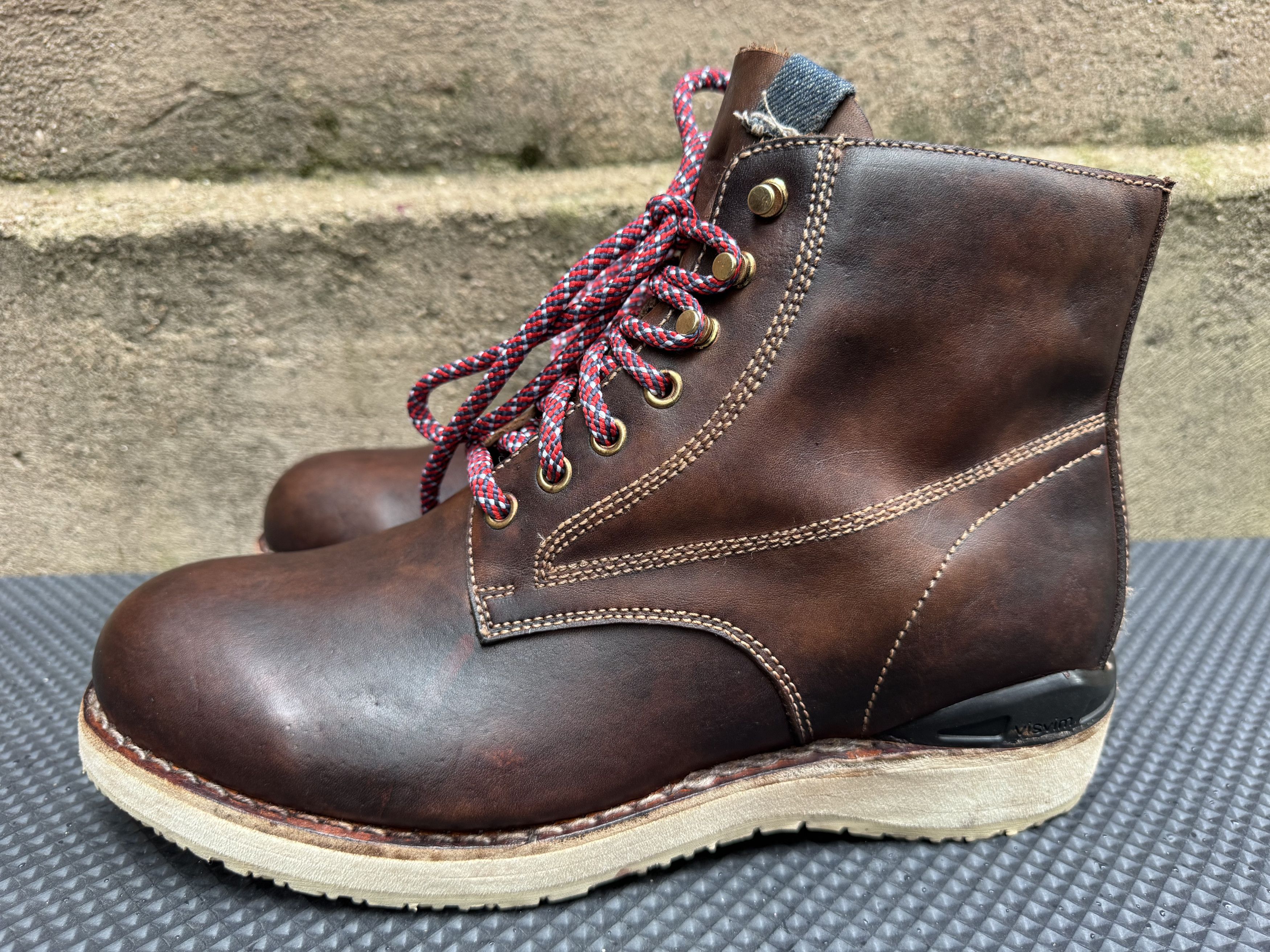 Visvim Visvim Virgil Boots Folk Kngr Bark Brown Round Toe Vibram Size US 9.5 / EU 42-43 - 5 Thumbnail