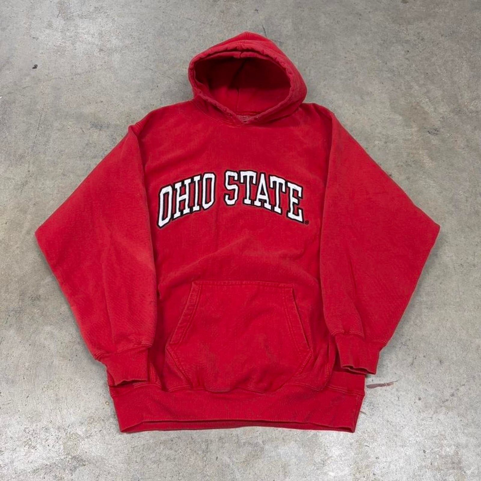 Steve And Barrys 90s ohio state spellout hoodie Size US L / EU 52-54 / 3 - 1 Thumbnail