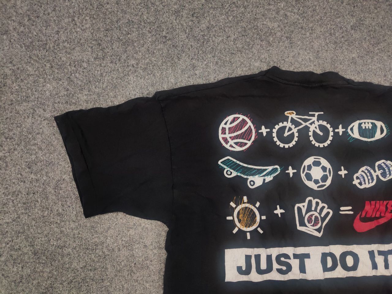 Nike Vintage 90s Nike Just Do It Spell Out Graphic T-Shirt Faded Size US XL / EU 56 / 4 - 6 Thumbnail