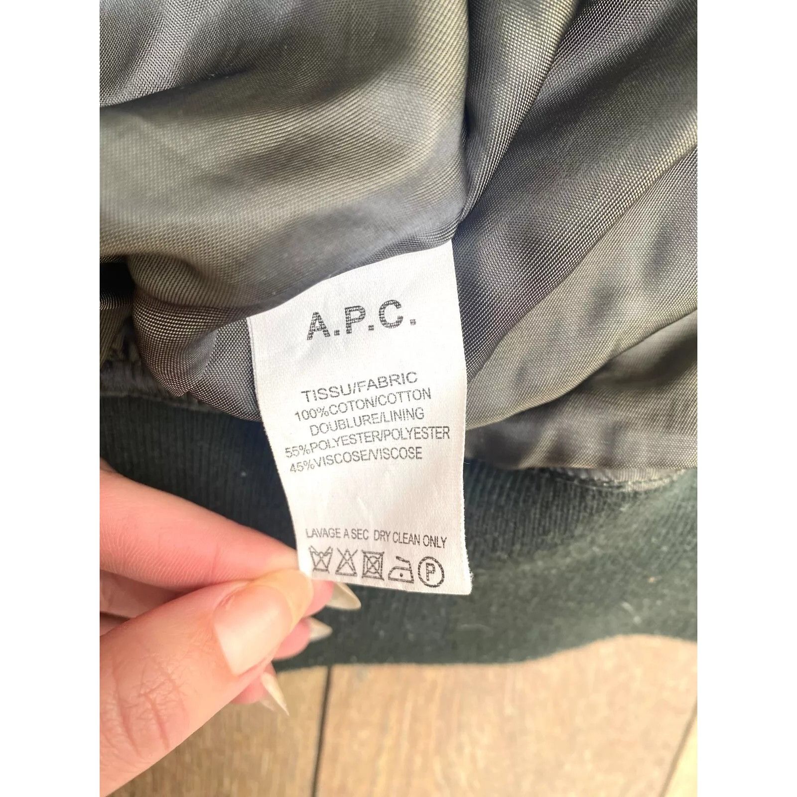 A.P.C. Women Forest Green Jacket Size XS / US 0-2 / IT 36-38 - 5 Thumbnail