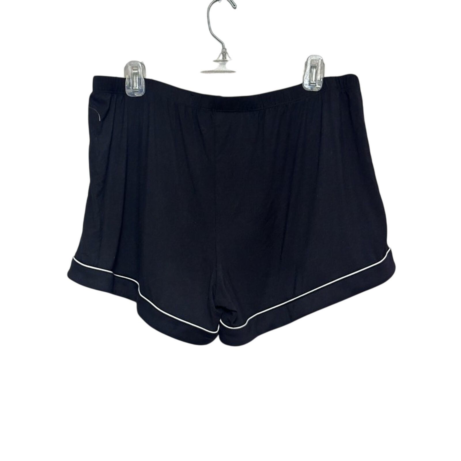 Nordstrom Nordstrom Lounge Shorts Pull-On Black Women's US L NWOT Size 34" / US 12 / IT 48 - 6 Thumbnail