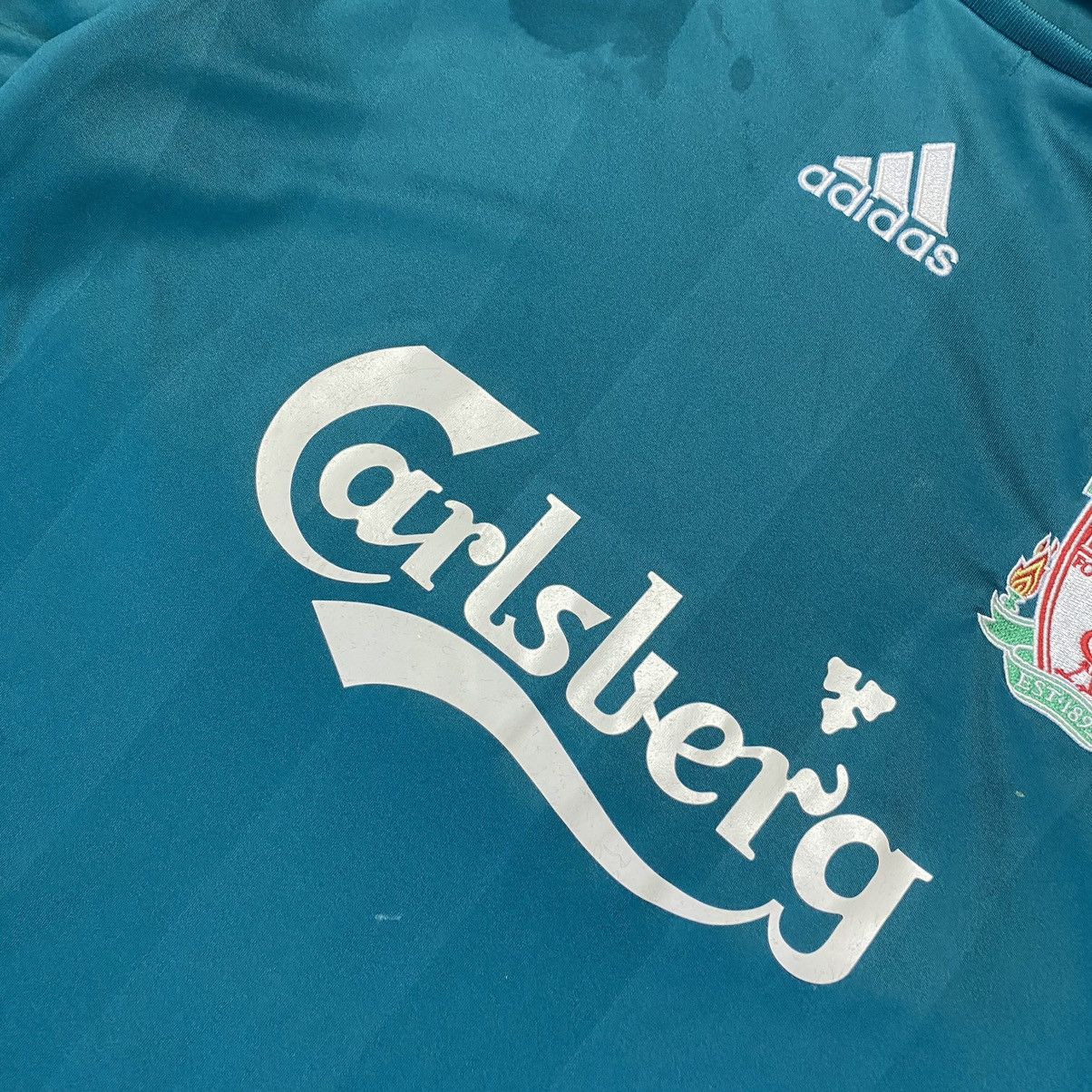 Adidas Vintage Adidas Liverpool Centre logo 2008 soccer jersey Size US L / EU 52-54 / 3 - 5 Thumbnail