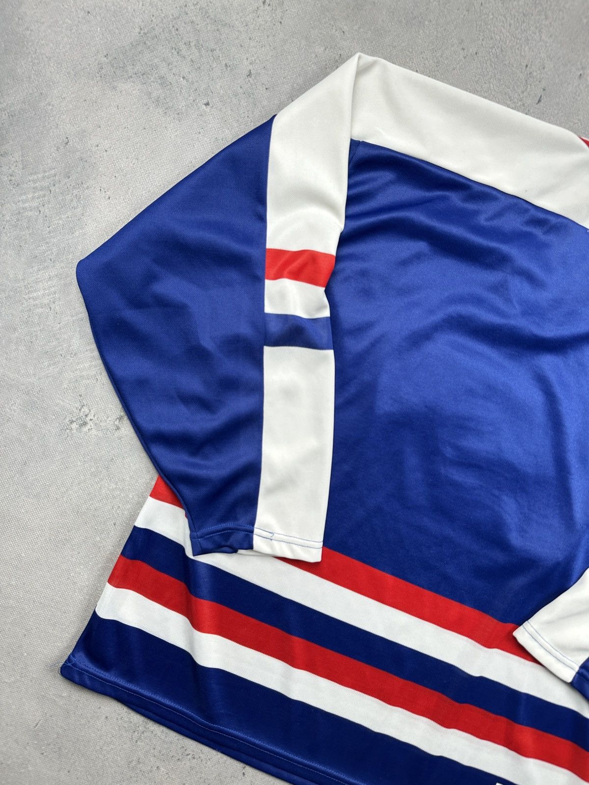 Ccm Vintage 90s Team USA Hockey CCM Rare Jersey Blue Red Large Size US L / EU 52-54 / 3 - 10 Thumbnail
