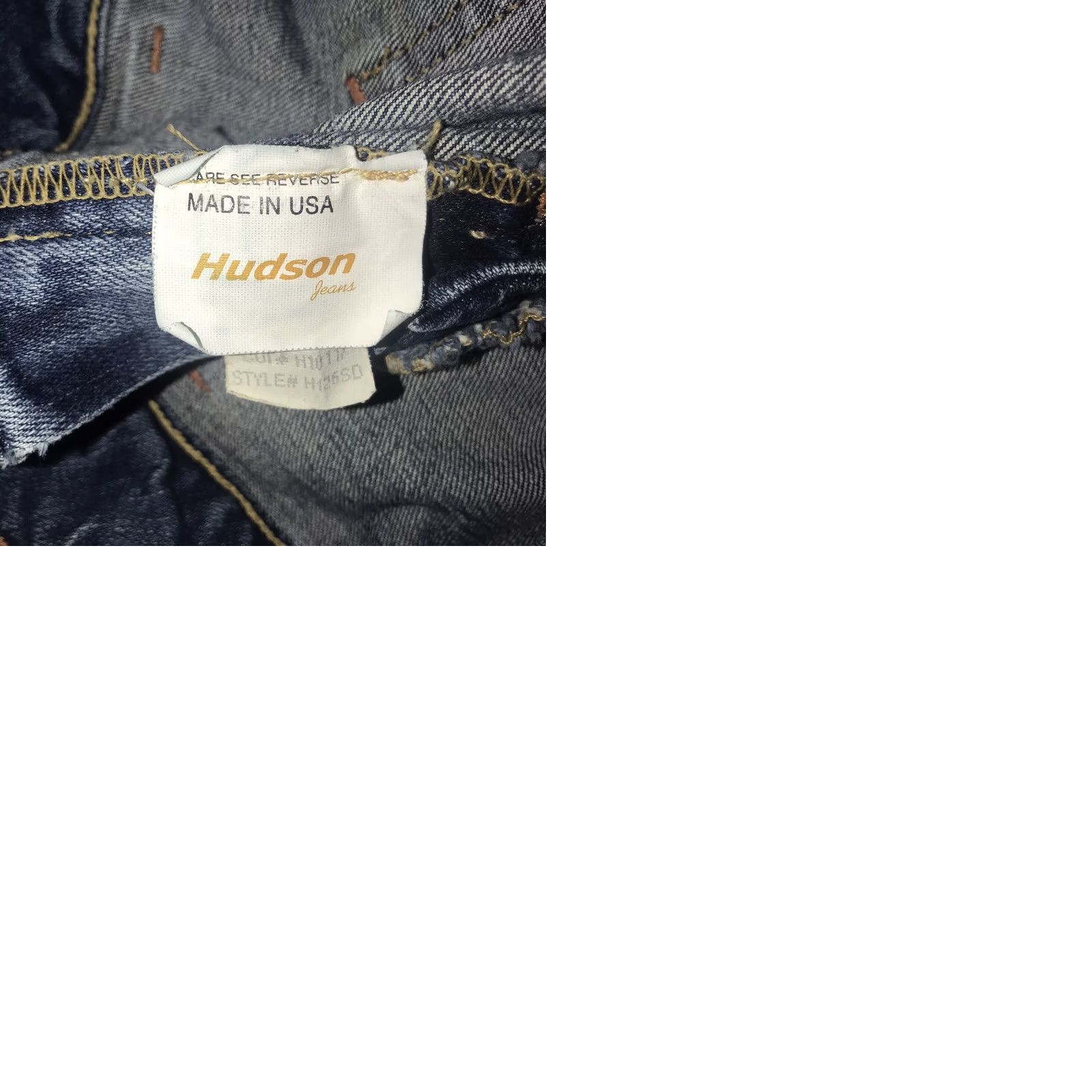Hudson VINTAGE Hudson Bootcut Jeans Women Blue Denim 27x31 Medium Wash Stretch Made USA Regular Womens Jeans Size 27" / US 4 / IT 40 - 9 Thumbnail