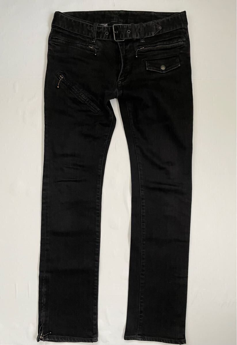 パンツ 00s NUMBER (N)INE damaged skinny jeans Number (N)ine NUMBER (N)INE Damaged Skinny Denim Pants Black