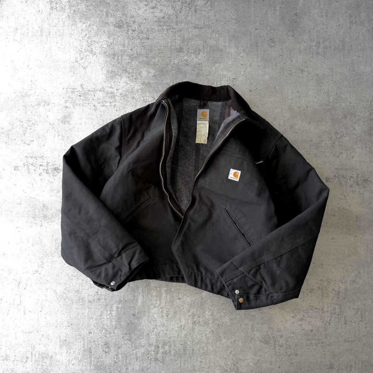 Carhartt × Vintage Carhartt J01 90s Detroit Jacket Black Size 38