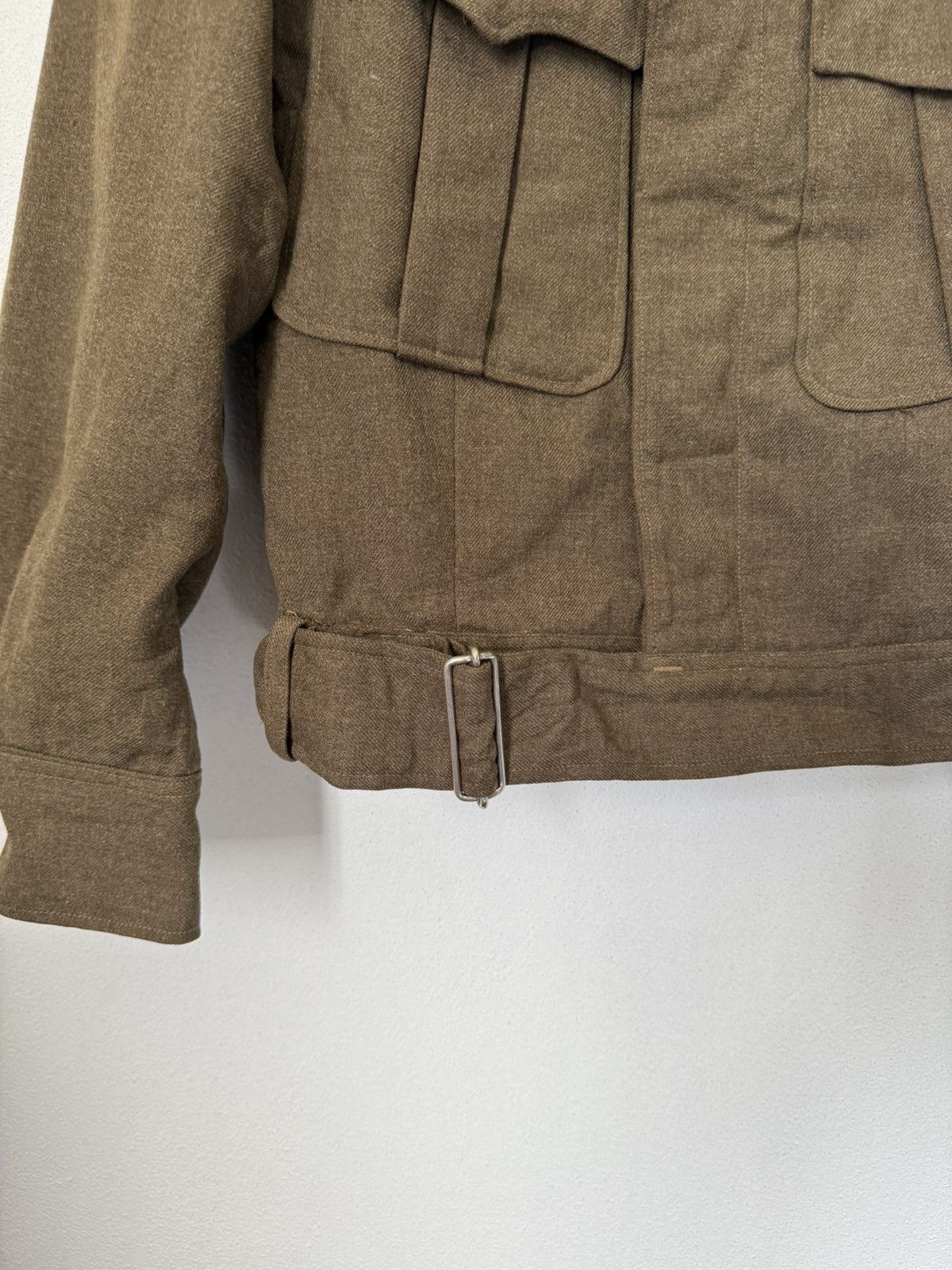 Buzz Rickson's VINTAGE 1947 JULES SEGAL & CO OLIVE ARMY JACKET WOOL Size US M / EU 48-50 / 2 - 4 Thumbnail