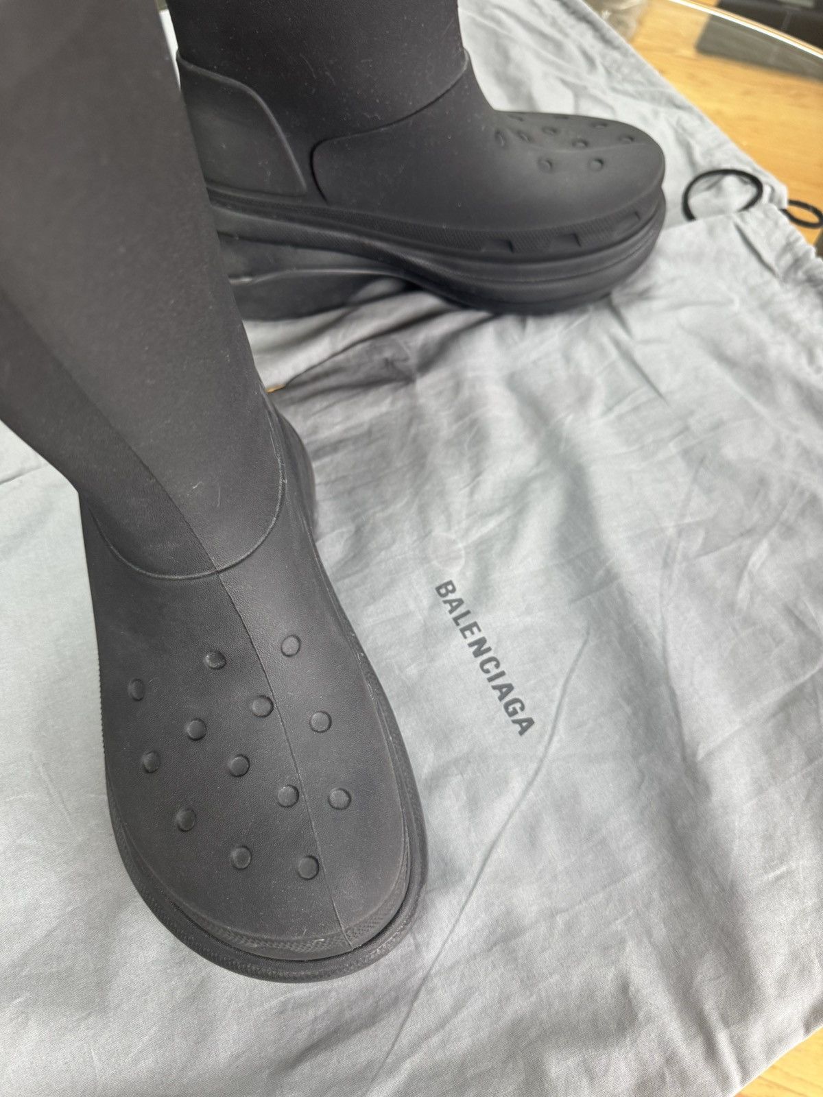 Balenciaga × Crocs Balenciaga Croc Boots Size US 8 / EU 41 - 4 Thumbnail