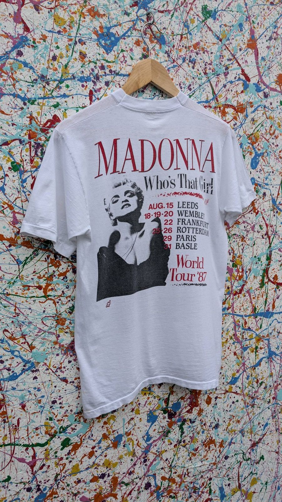 Other Vintage Madonna Tshirt 1987 Tour Europe Band Tee Small 80s Size US S / EU 44-46 / 1 - 4 Thumbnail