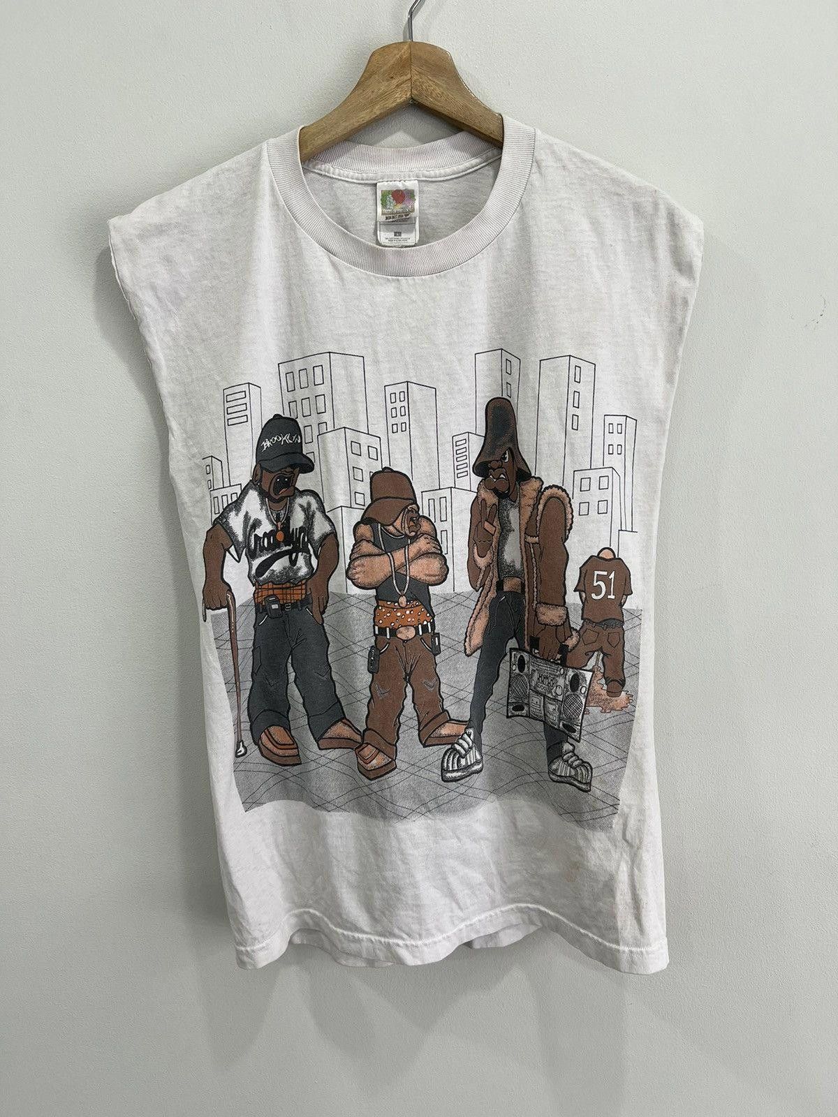 Vintage Vintage Sleeveless Shirt hip hop brooklyn graphic y2k jorts Size US L / EU 52-54 / 3 - 1 Thumbnail