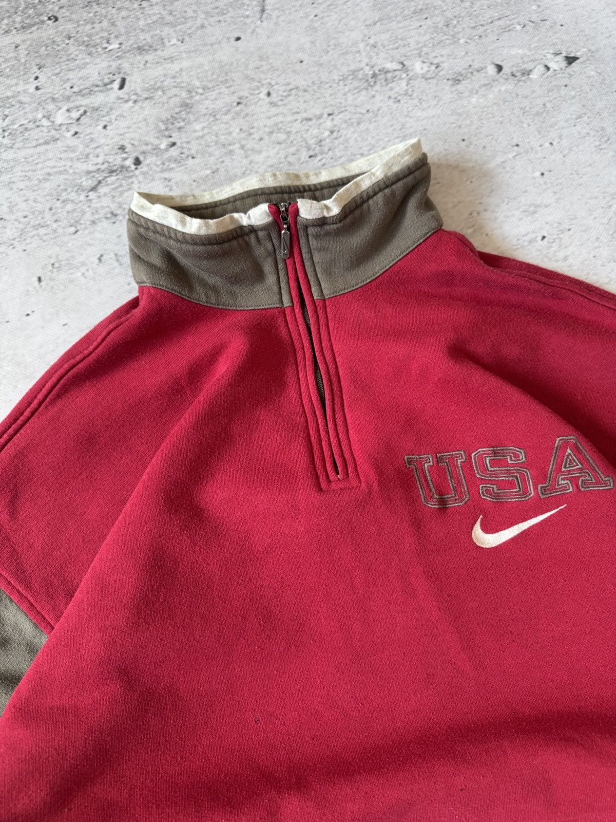 Nike × Vintage NIKE USA VINTAGE 00s OVERSIZE BAGGY SWEATSHIRT CENTER LOGO Size US L / EU 52-54 / 3 - 7 Thumbnail