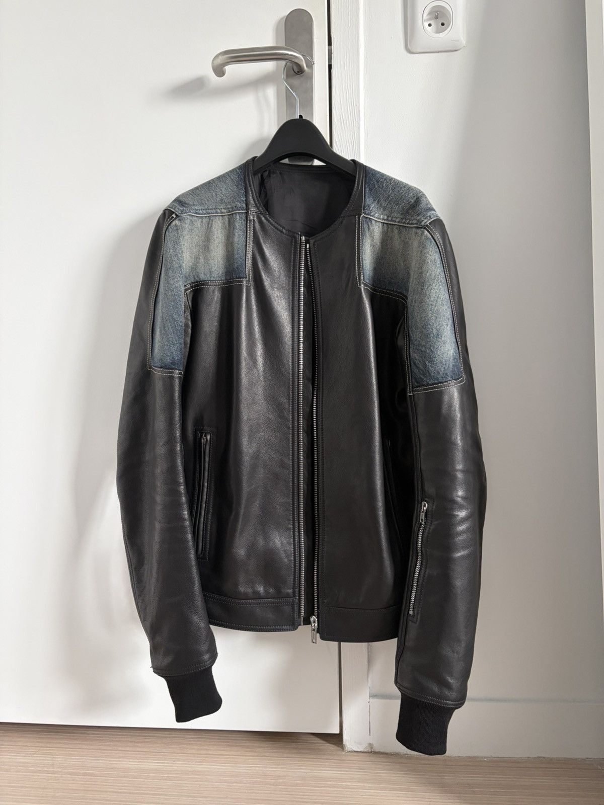 Rick Owens Rick Owens Leather Babel Jacket 48 | Grailed