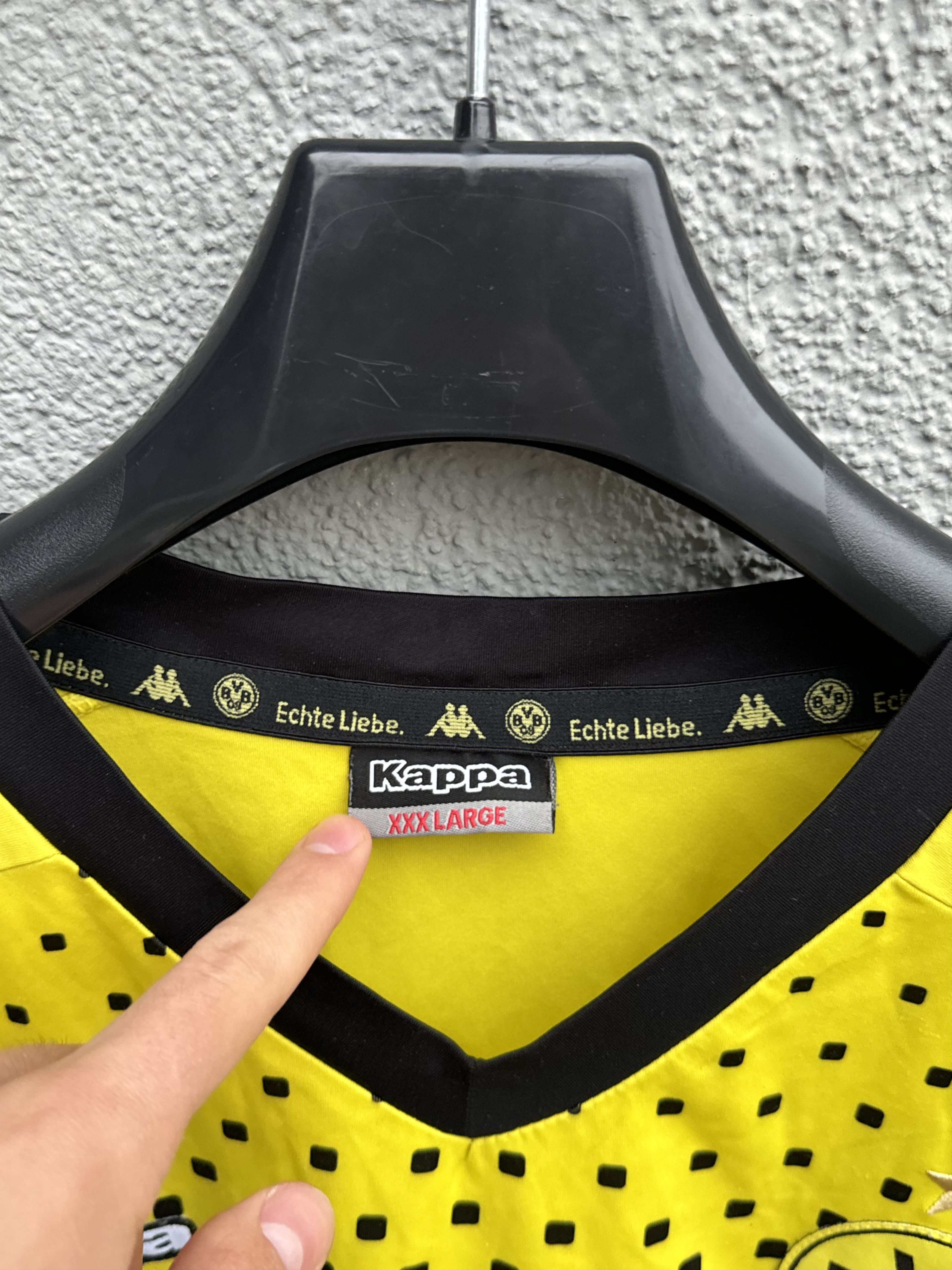 Kappa BORUSSIA DORTMUND 2011/2012 HOME JERSEY KAPP Size US XXL / EU 58 / 5 - 4 Thumbnail