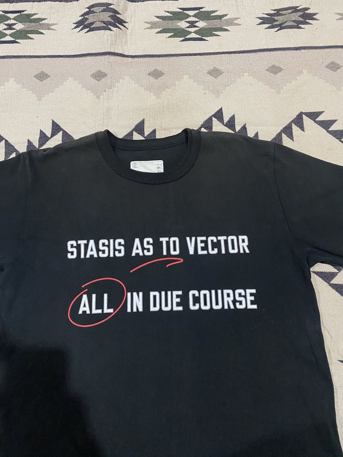 Sacai SS18 SACAI X LAWRENCE WEINER SPELLOUT TSHIRT Size US L / EU 52-54 / 3 - 5 Thumbnail
