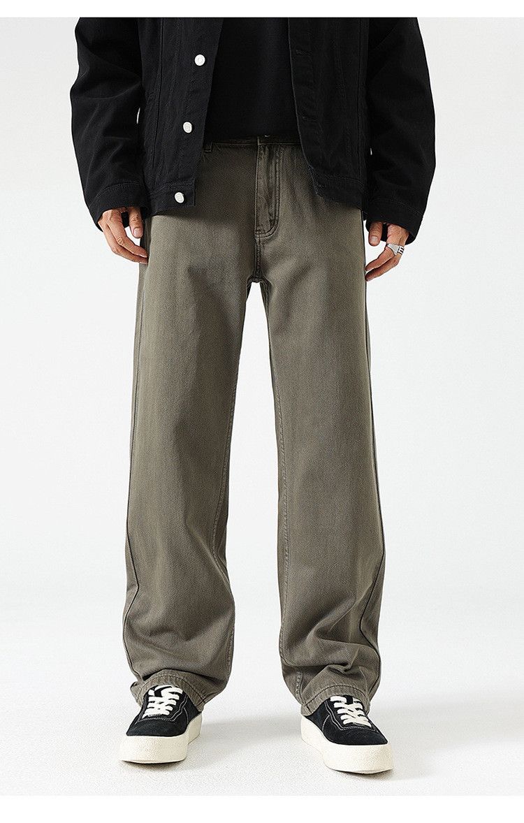 Japanese Brand × Jean Washed retro straight-leg versatile simple jeans Size US 32 / EU 48 - 1 Thumbnail