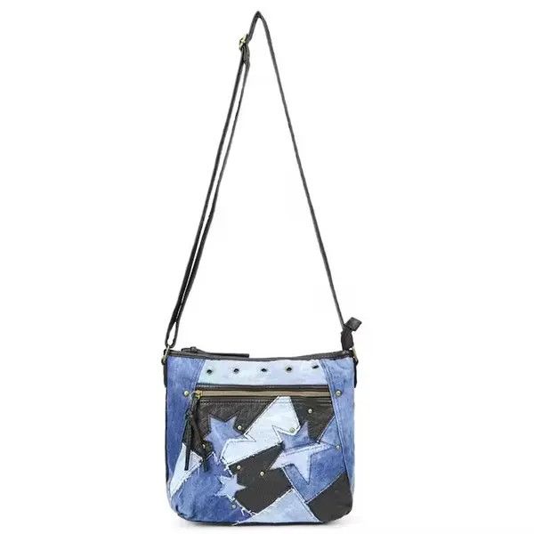 Other Star Patchwork Leather Handbag Size ONE SIZE - 4 Thumbnail
