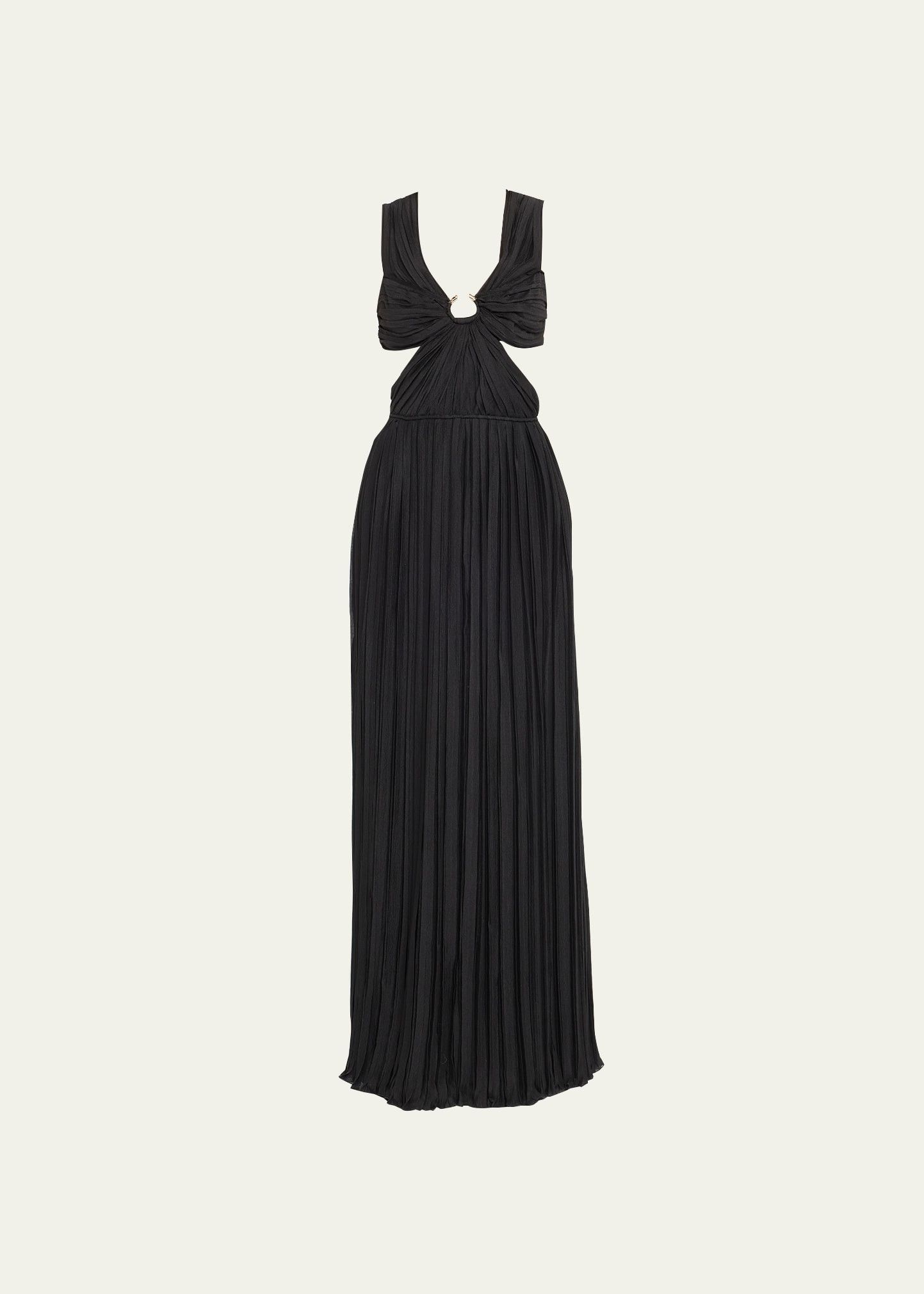 Chloe o1y0825 Gown in Black Size M / US 6-8 / IT 42-44 - 1 Thumbnail
