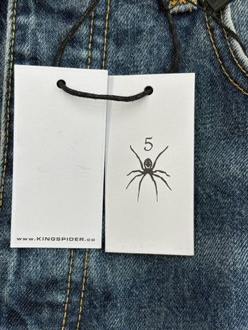 Sp5der Sp5der "Web Stone" Denim Shorts (Blue) Size US 30 / EU 46 - 5 Thumbnail