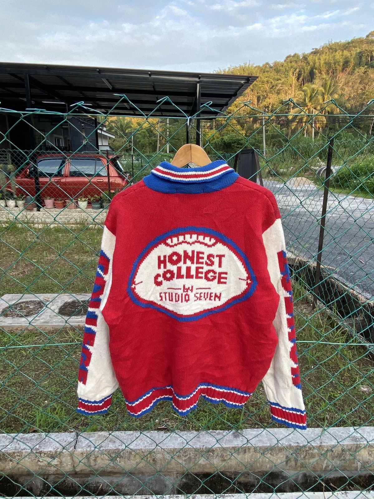 GU × Studio Seven AW24 Honest College X GU cable knit zip up jacket Size US M / EU 48-50 / 2 - 2 Thumbnail