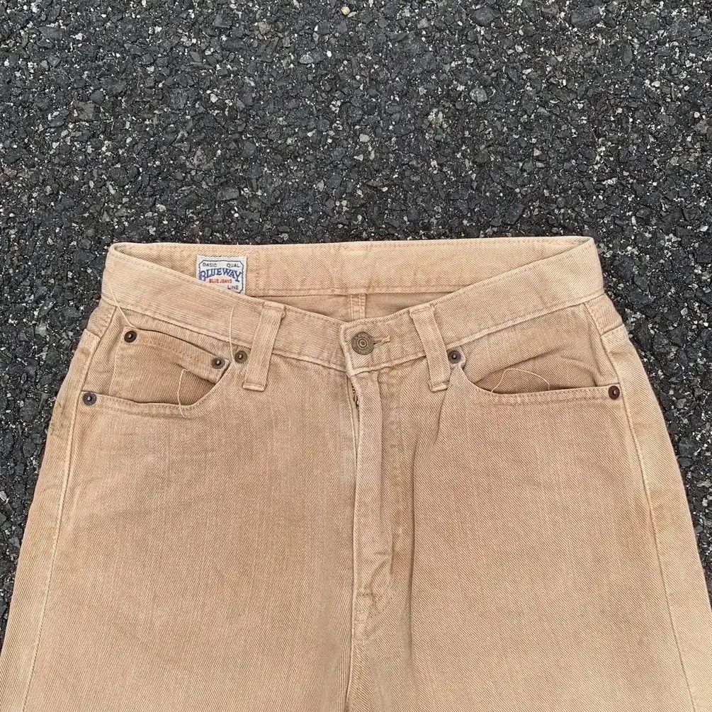 Japan Blue 5-POCKET TROUSERS VINTAGE BLUE WAY JEANS FADED DENIM PANTS Size US 28 / EU 44 - 2 Thumbnail