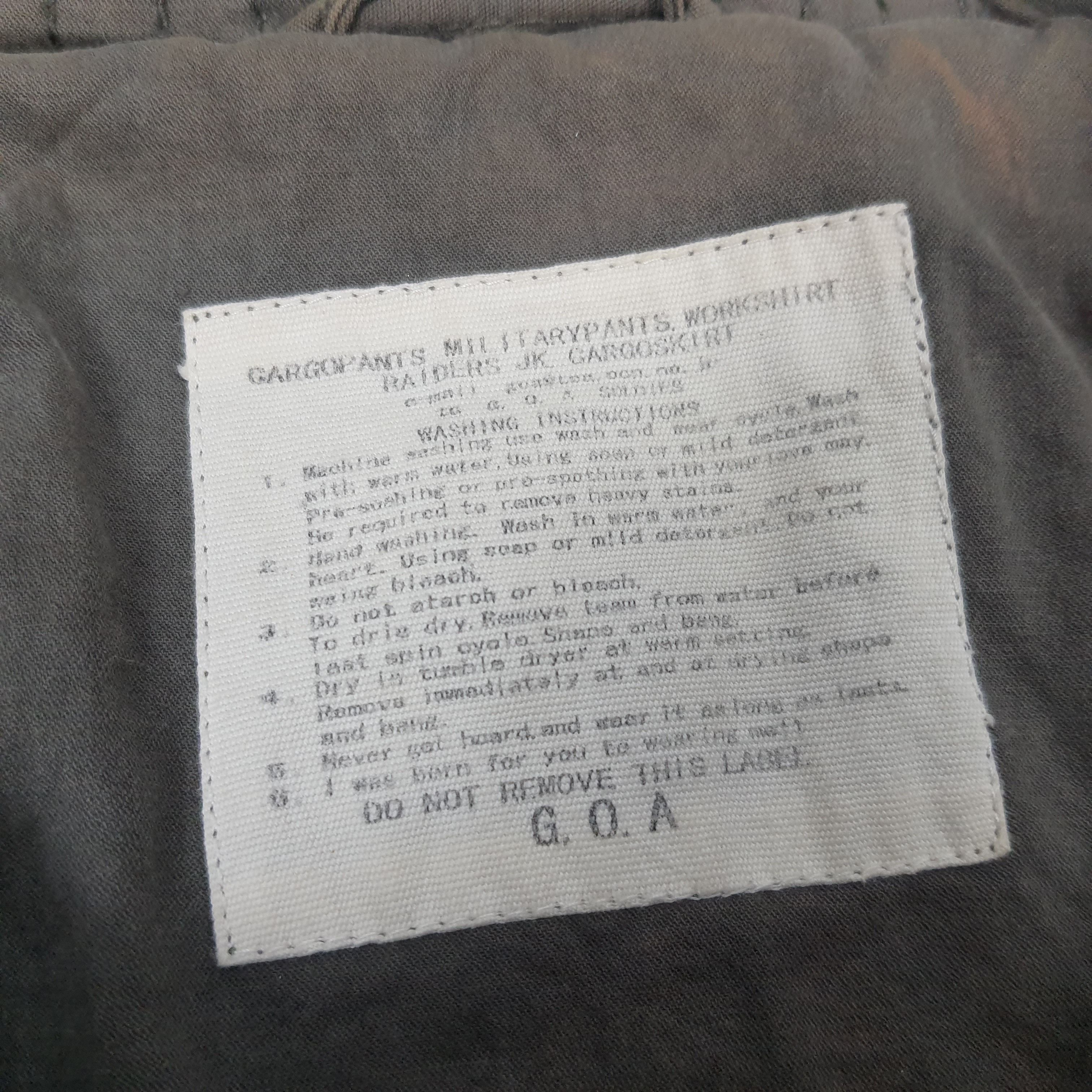 Designer × If Six Was Nine × Vintage Vintage G.O.A Multi Pocket Grunge Jacket Size US S / EU 44-46 / 1 - 5 Thumbnail
