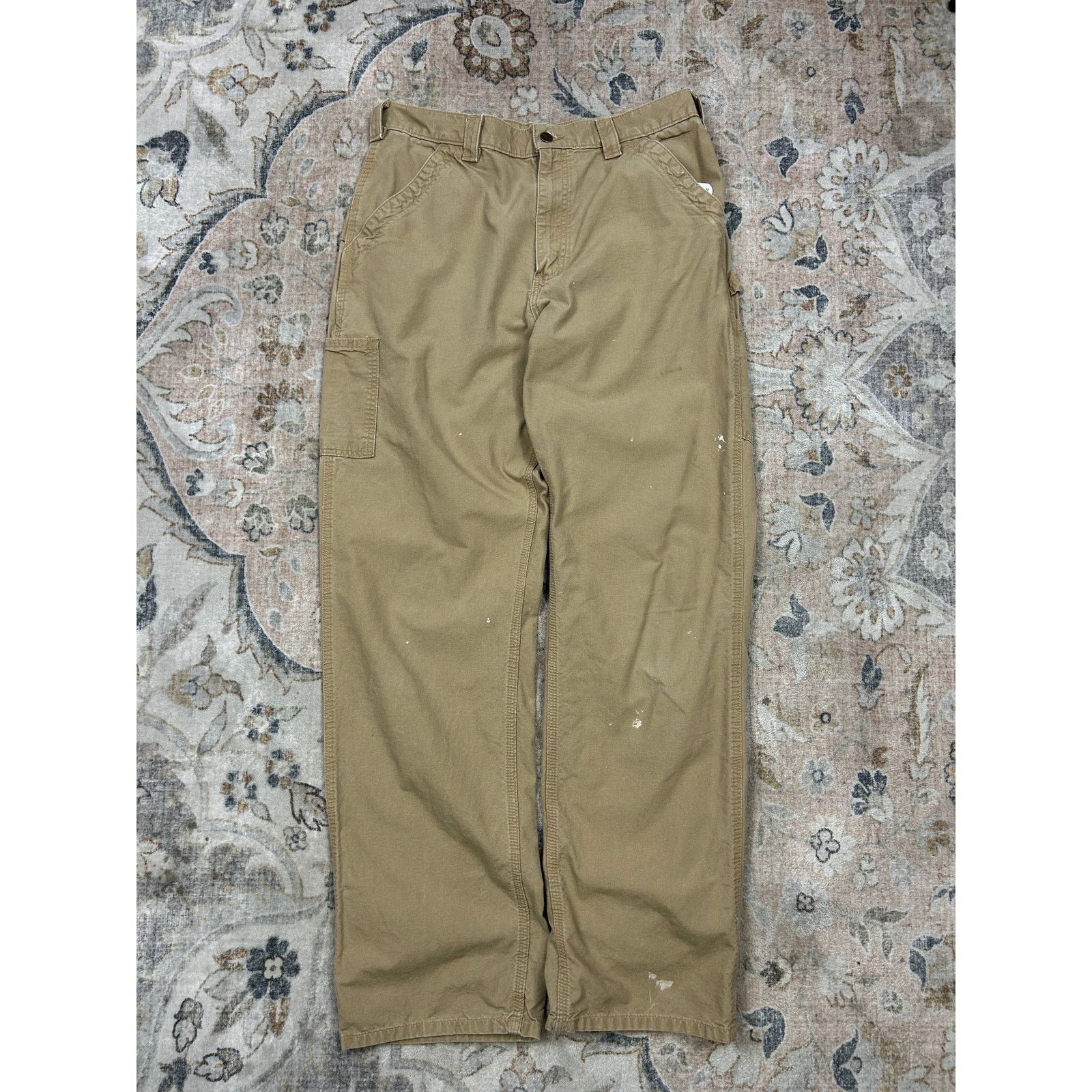 Carhartt Carhartt Canvas Work Wear Pants Size 35W Size US 35 - 1 Thumbnail