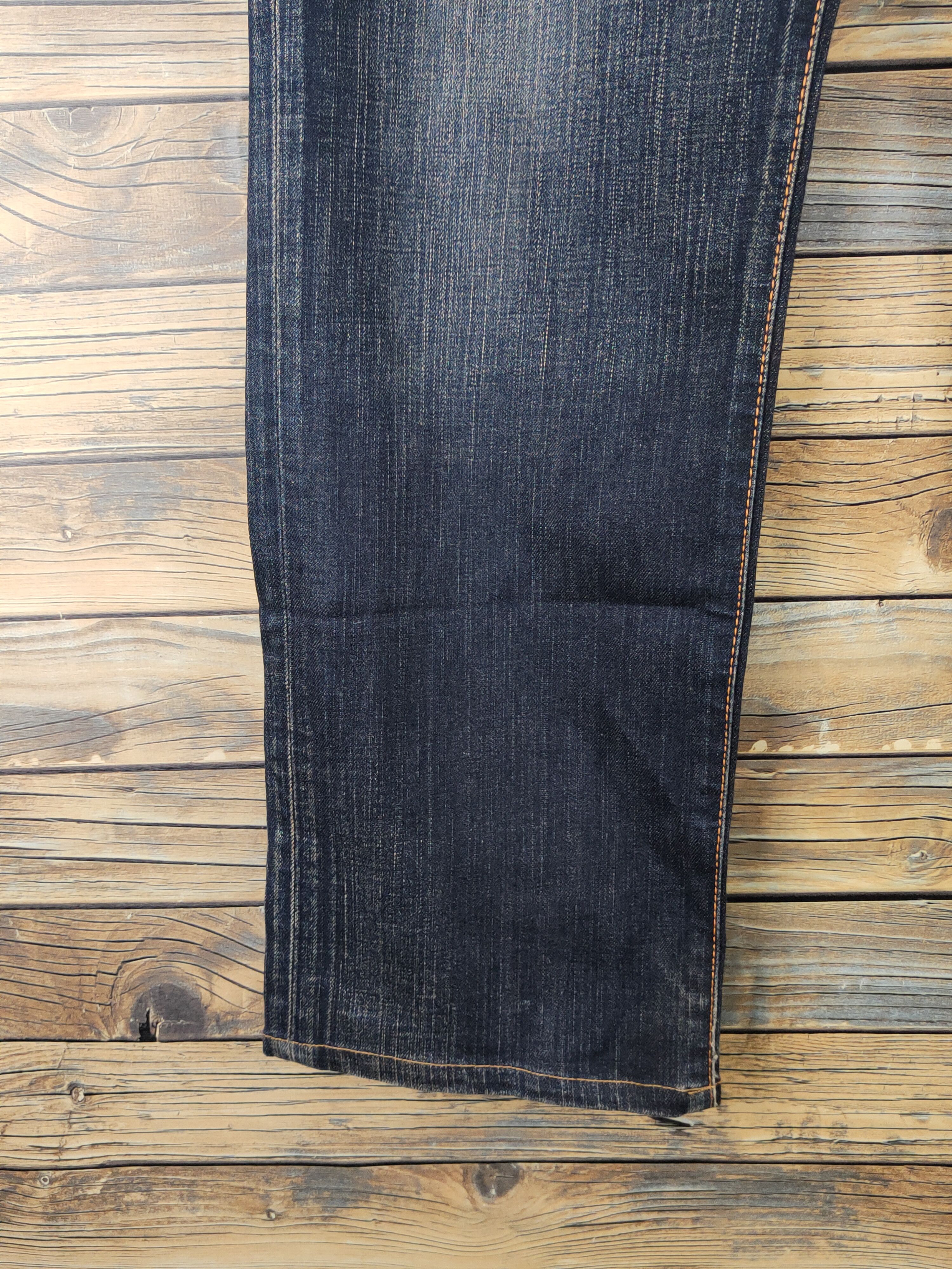 Edwin Edwin vintage Black Distressed Ripped denim Jeans #W1379 Size US 34 / EU 50 - 5 Thumbnail