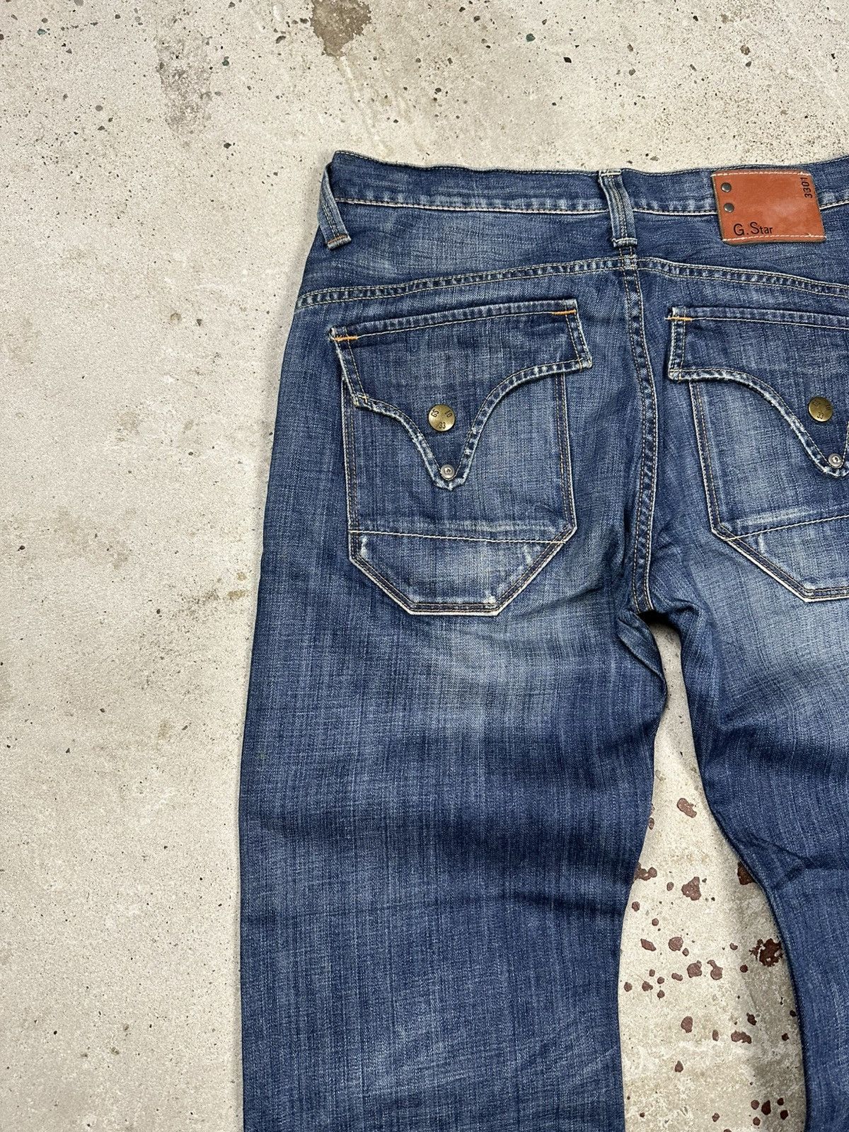 G-Star Vintage Y2K G Star Raw Limit Regular Denim Pants Jeans baggy Size US 31 - 14 Thumbnail