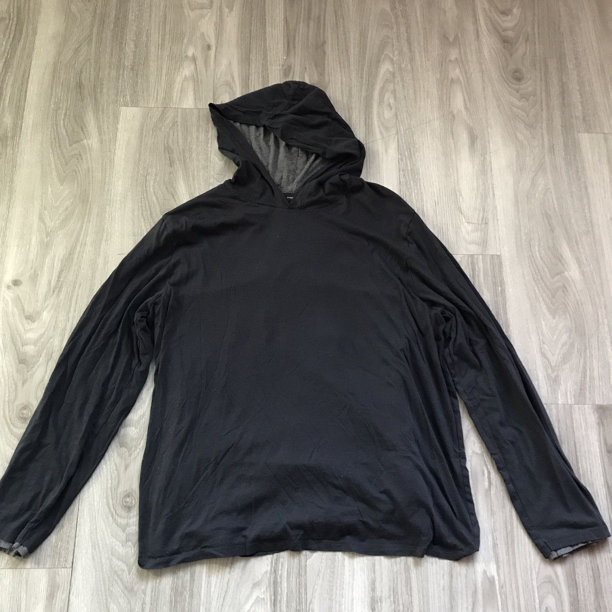 Vince Vince T Shirt Hooded Double Layer Black Gray L Size US L / EU 52-54 / 3 - 1 Thumbnail