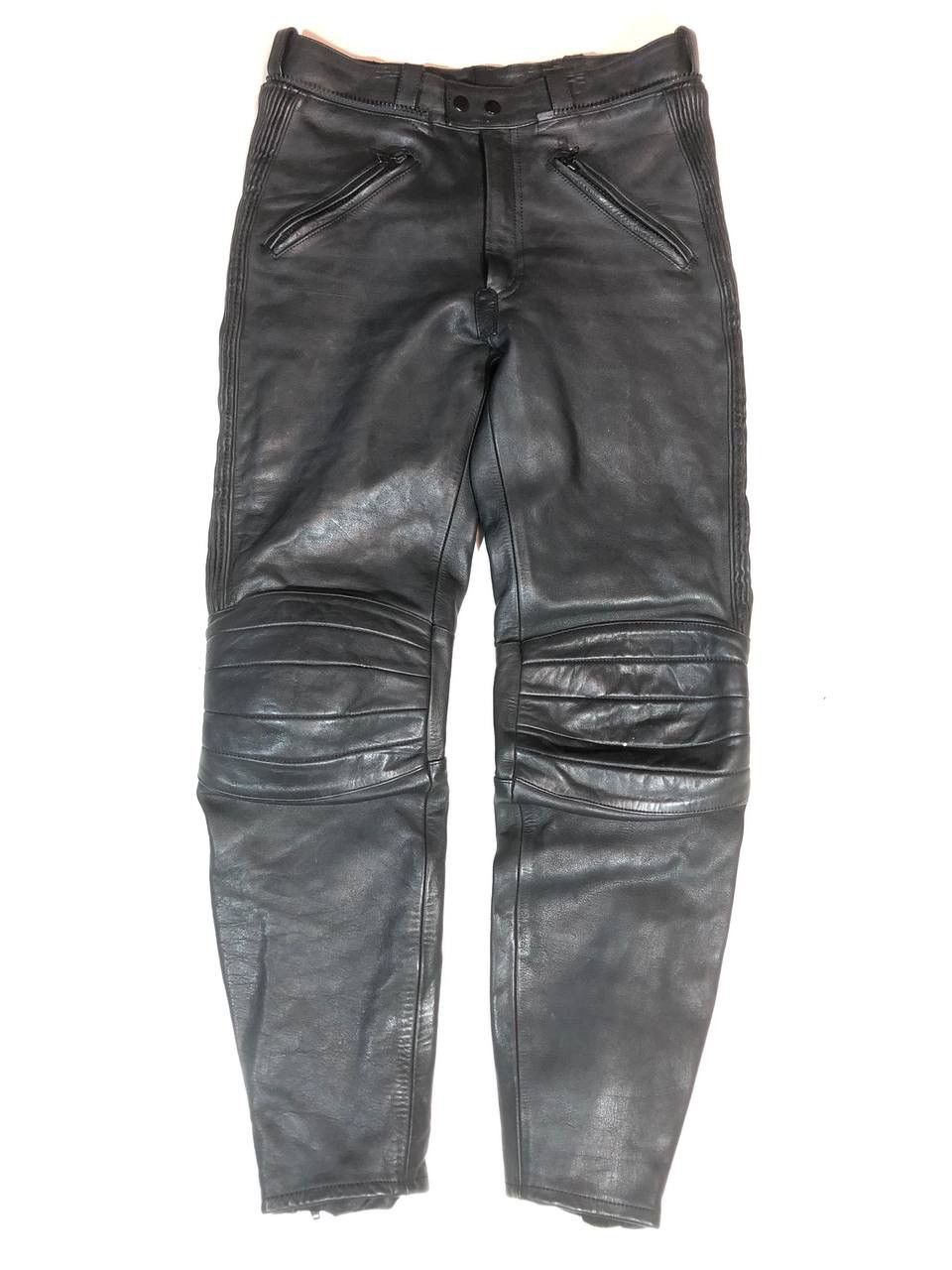 Vintage POLO Road Vintage Racing Moto Leather Pants Size US 30 / EU 46 - 1 Thumbnail