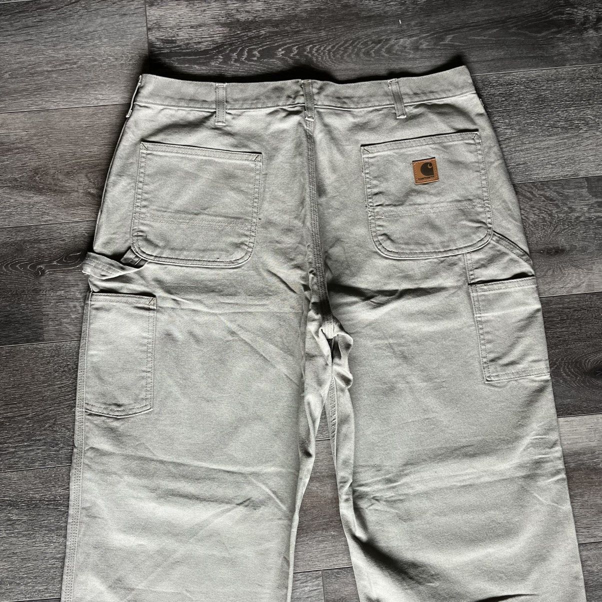 Carhartt Vintage Carhartt Canvas Original Dungaree Fit Khaki Pants 38 Size US 38 / EU 54 - 3 Thumbnail