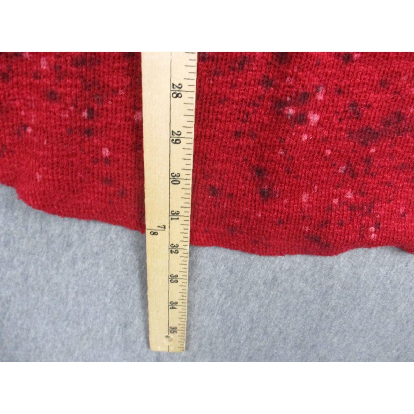 Vintage P. Michael Shirt Womens Large Red Tunic Elephant Print 3/4 Sleeve V Neck USA Size L / US 10 / IT 46 - 5 Thumbnail