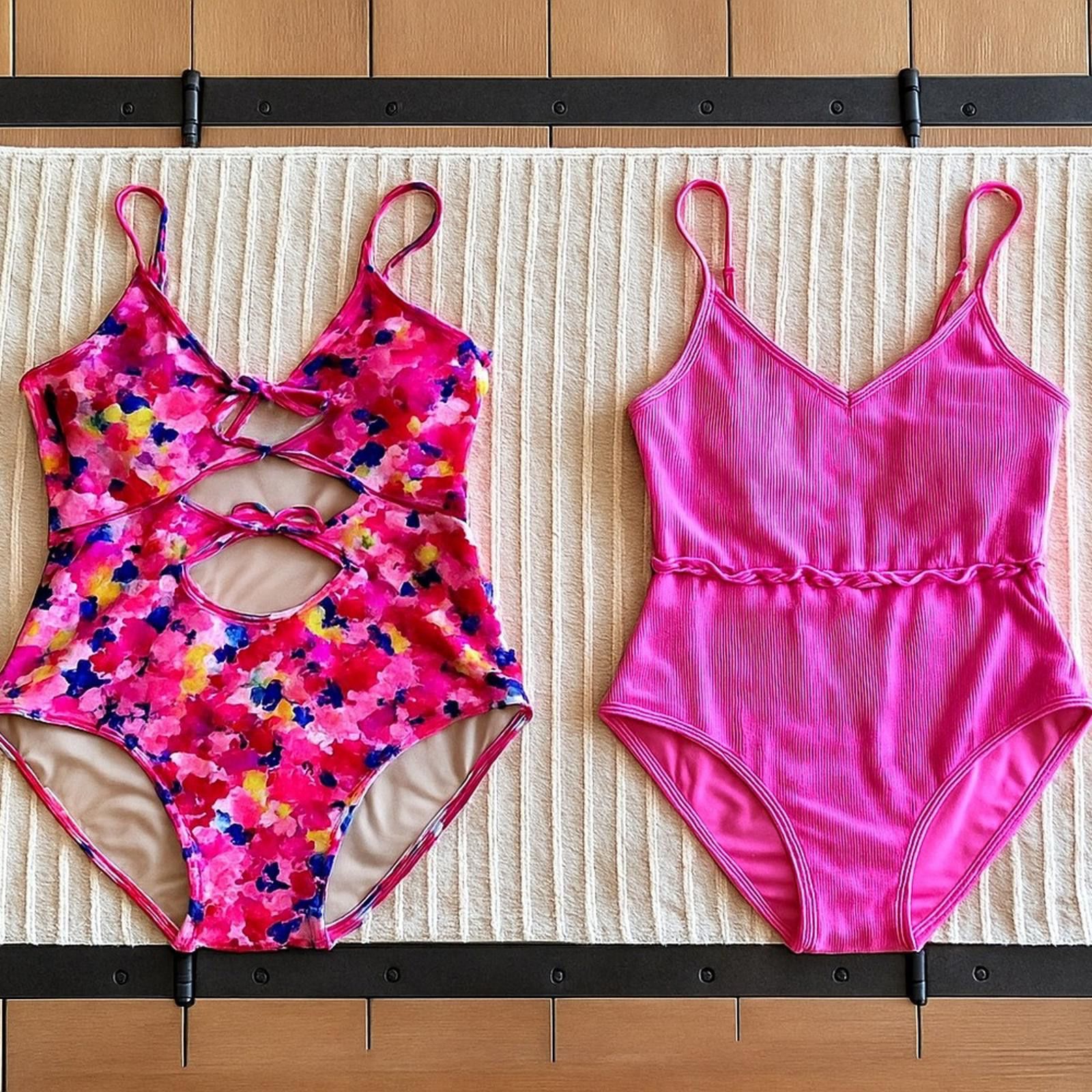 Other Art Class 10/12 girls swimsuit EUC bathing suit lot of 2 Size ONE SIZE - 1 Thumbnail