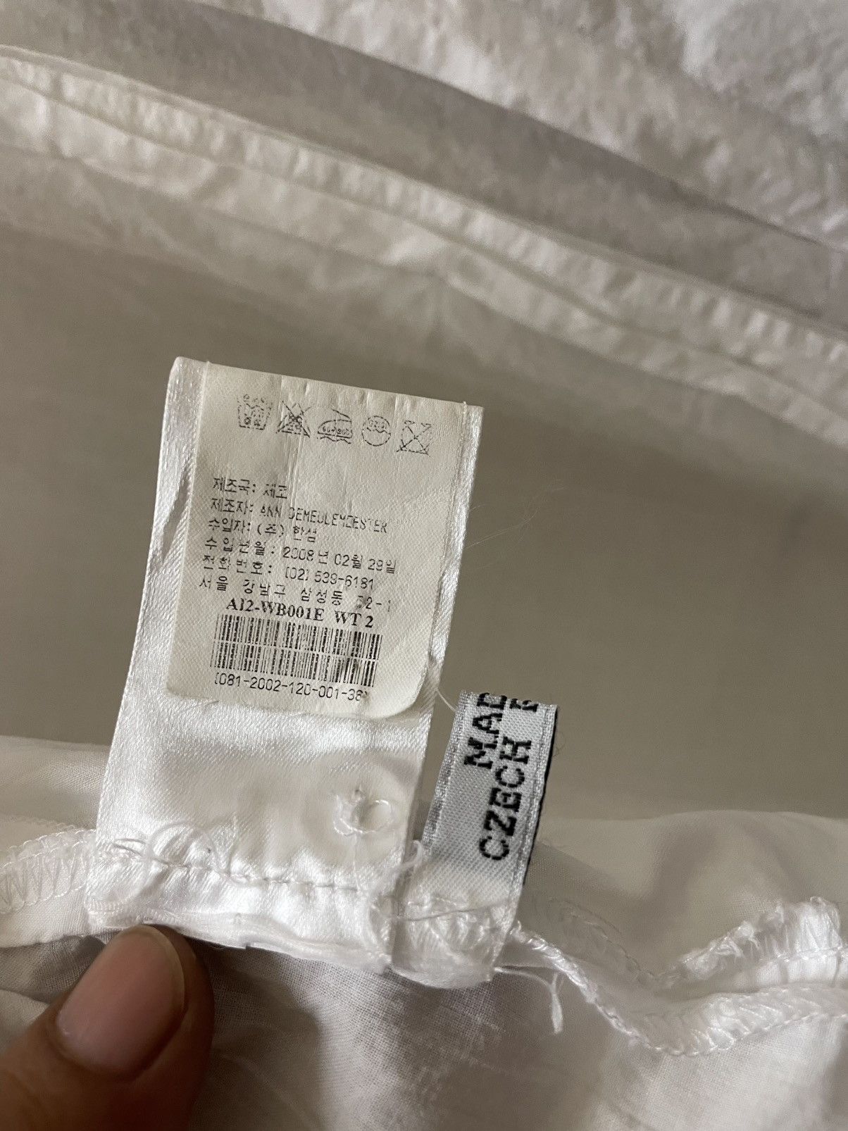 Ann Demeulemeester Ann Demeulemeester Back Strap Shirt Size M / US 6-8 / IT 42-44 - 9 Thumbnail