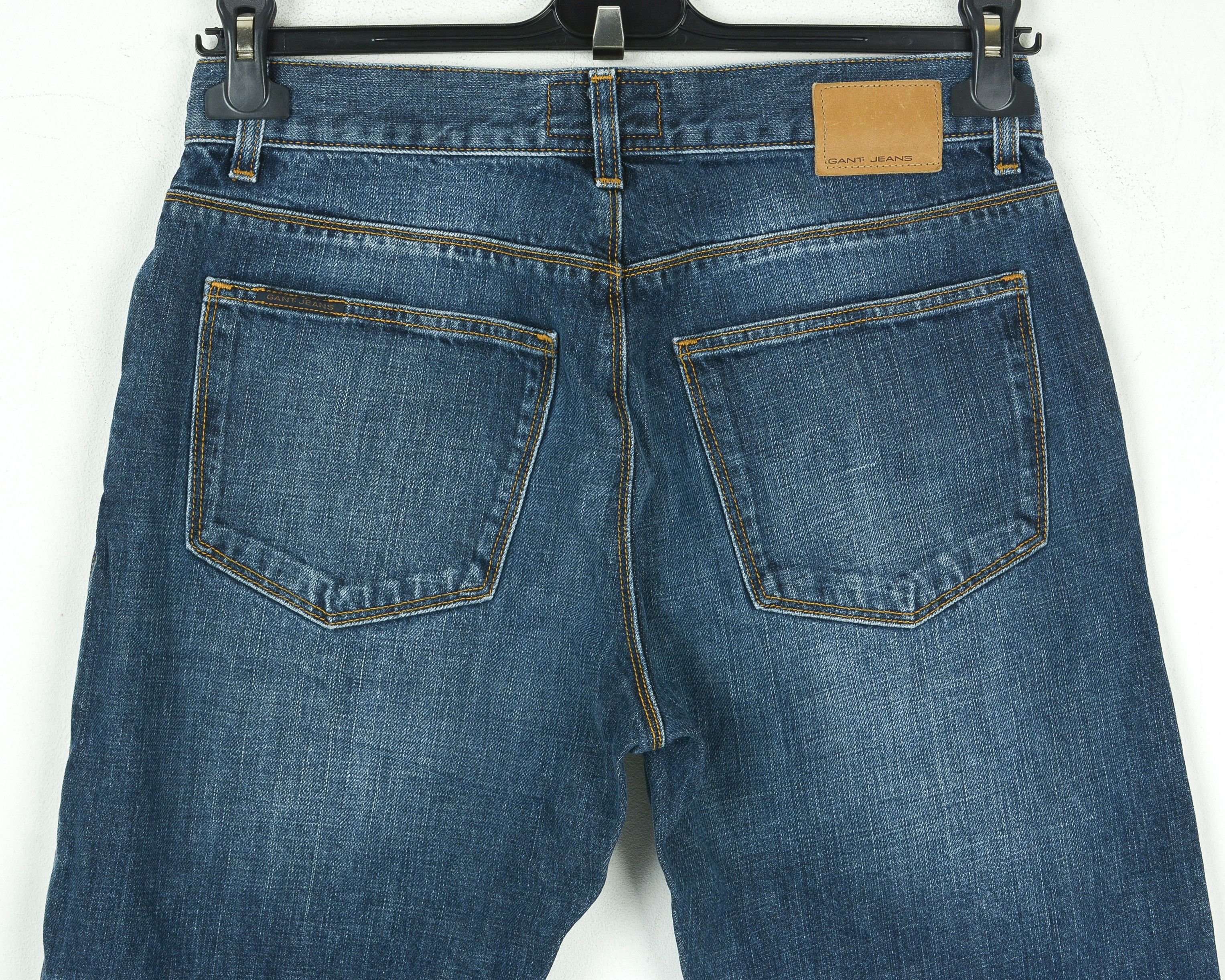 Gant W32 L32 Men Jeans Denim Pants Trousers Straight Regular Fit Size US 32 / EU 48 - 5 Thumbnail