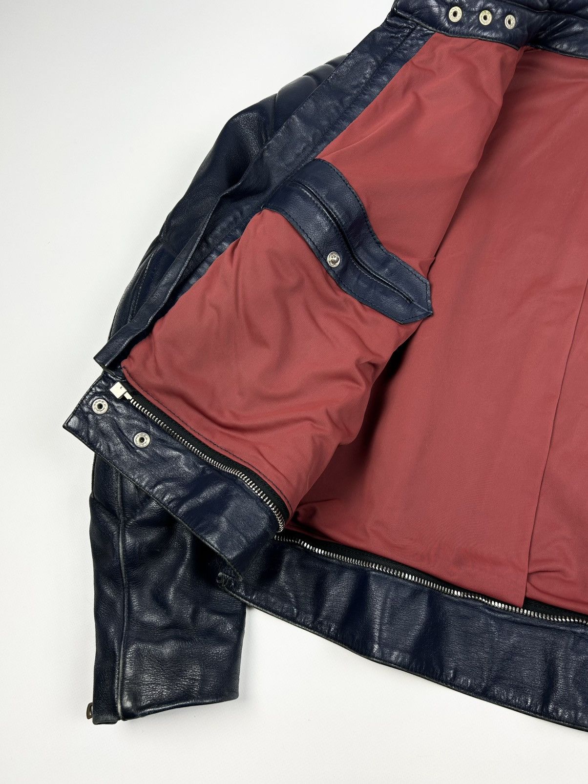 Vintage Rare Vintage 80s Harro Racing Leather Jacket Avantgarde Size US L / EU 52-54 / 3 - 12 Thumbnail