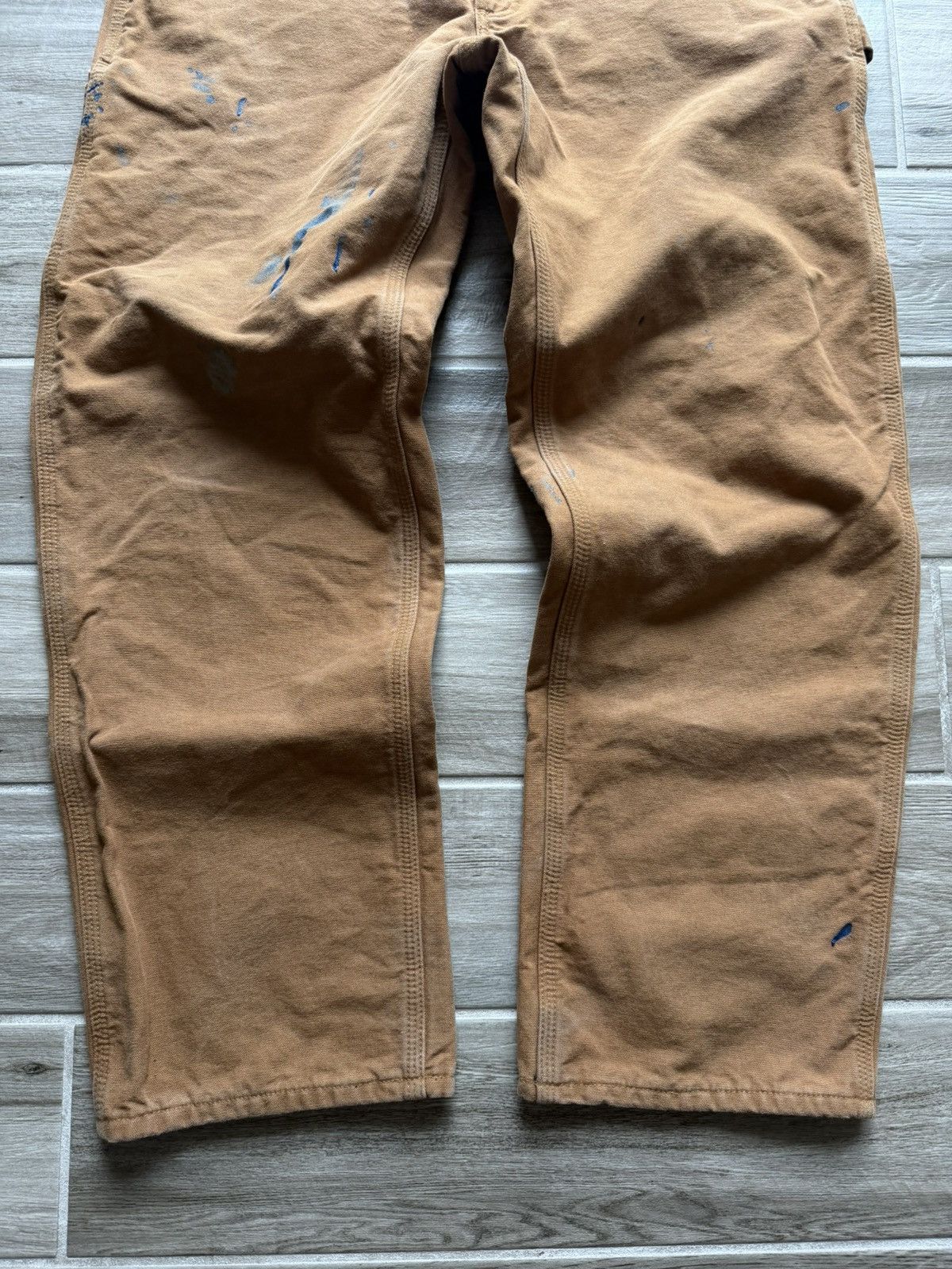 Carhartt Vintage Carhartt Cargo Carpenter Pants Size 36x32 Tan/Brown Size US 36 / EU 52 - 4 Thumbnail