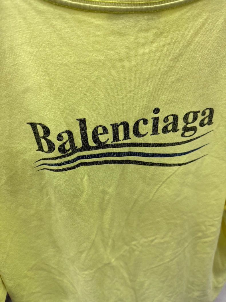 Balenciaga Balenciaga Coke Wave Apple Green Short Sleeve T-Shirt Size US S / EU 44-46 / 1 - 3 Thumbnail