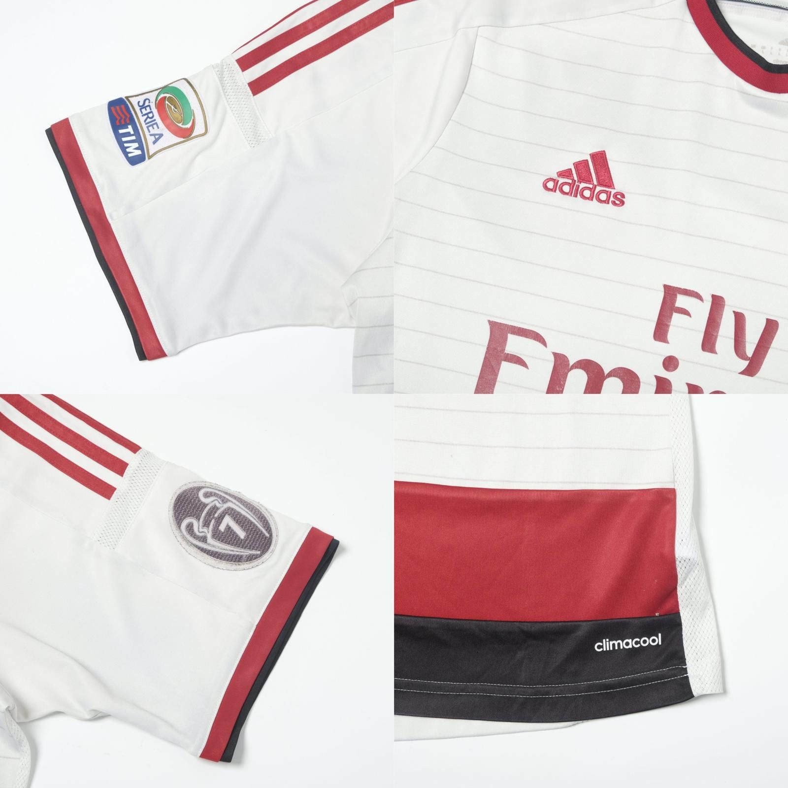 Adidas 2014/15 AC Milan Away Shirt Adidas Montolivo (L/XL) Size US L / EU 52-54 / 3 - 7 Thumbnail
