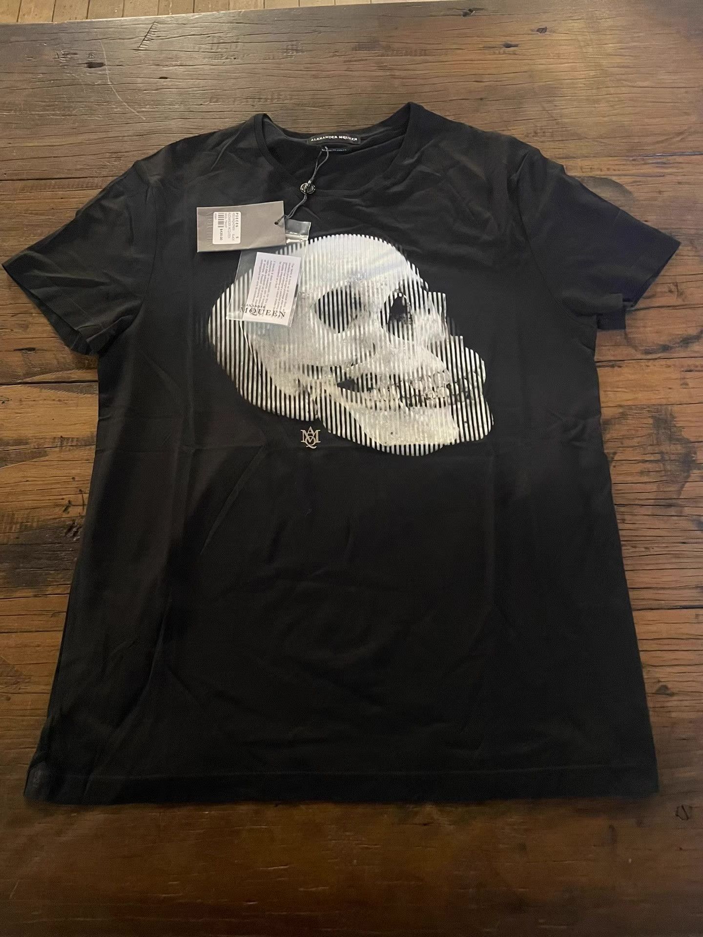Alexander McQueen Alexander McQueen 16 Pre-Fall Print Short Sleeve Tee Q25 Size US M / EU 48-50 / 2 - 1 Thumbnail