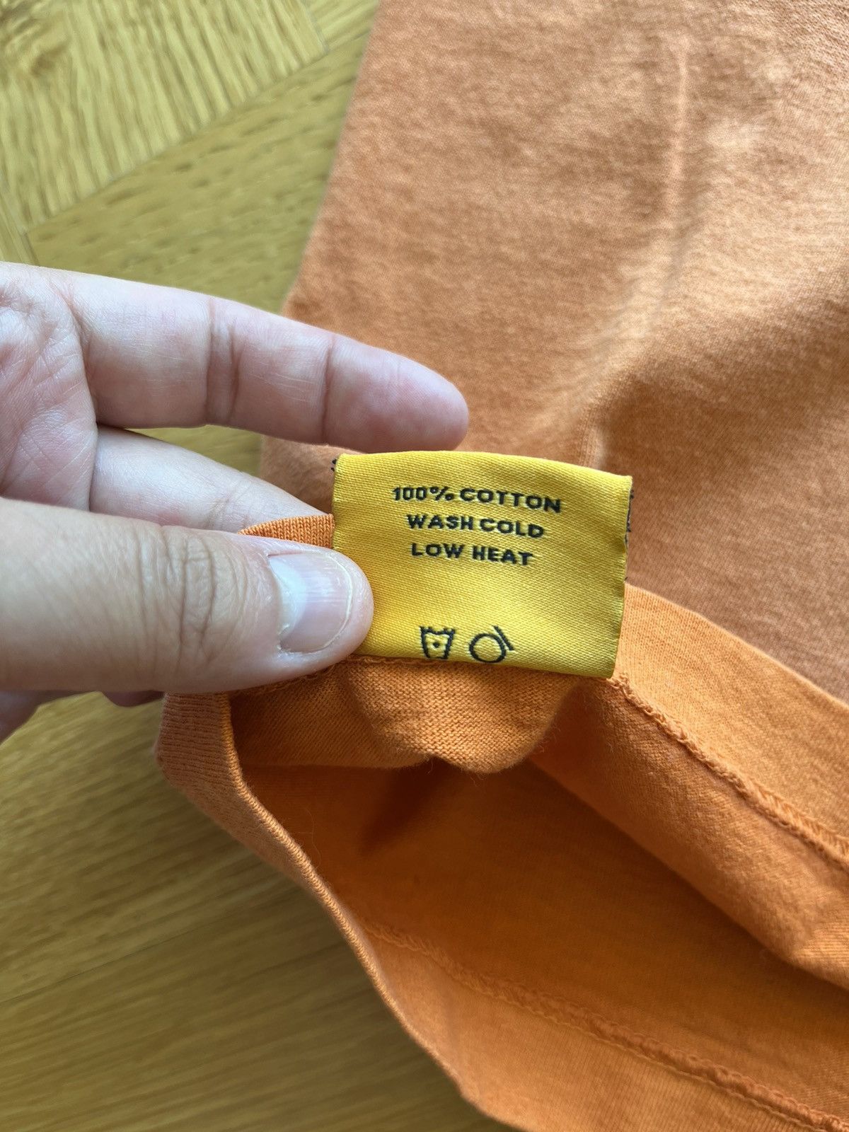 Gallery Dept. Gallery Dept Retouche Orange Distresed Tee Size US L / EU 52-54 / 3 - 5 Thumbnail