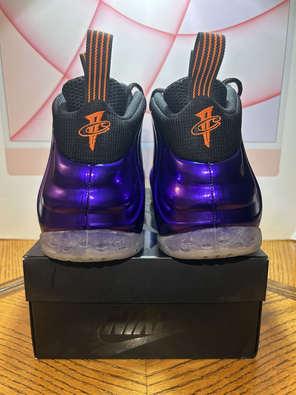 Nike Size 18 - Nike Air Foamposite One Phoenix Suns 2013 Sample Size US 15 / EU 48 - 4 Thumbnail