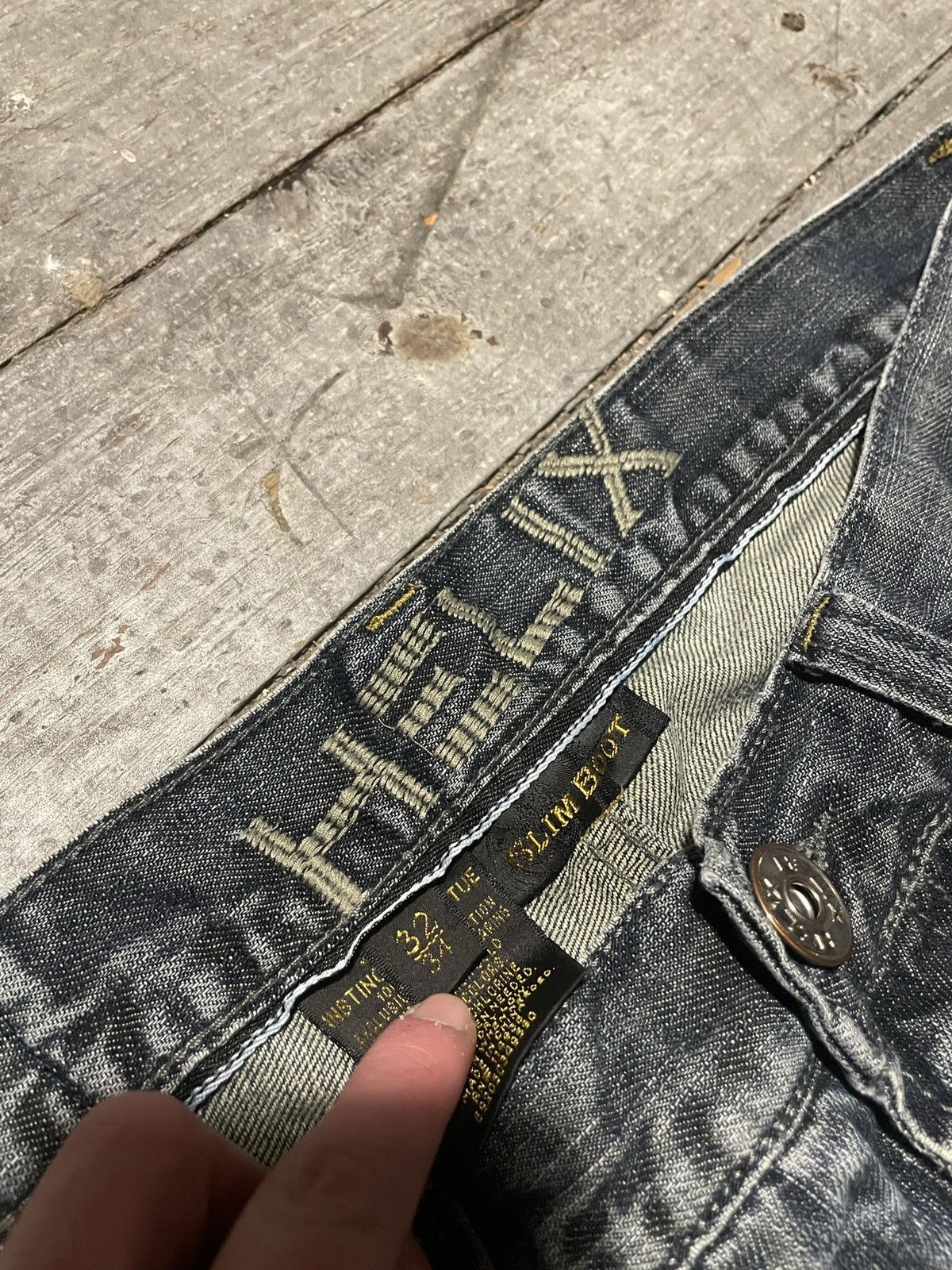 Helix × Vintage Y2K Helix Boot Cut Jeans Size US 32 / EU 48 - 3 Thumbnail