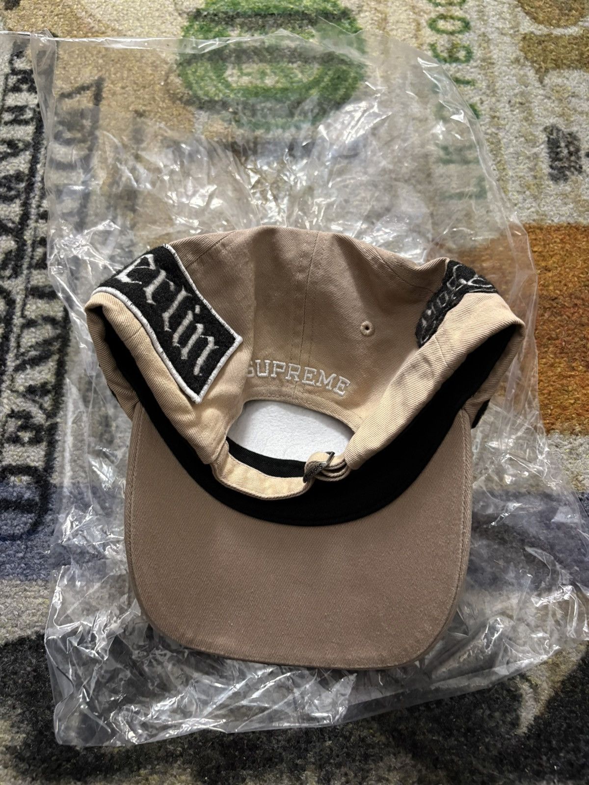 Supreme Supreme City Patches 6-Panel Hat Tan Size ONE SIZE - 5 Thumbnail