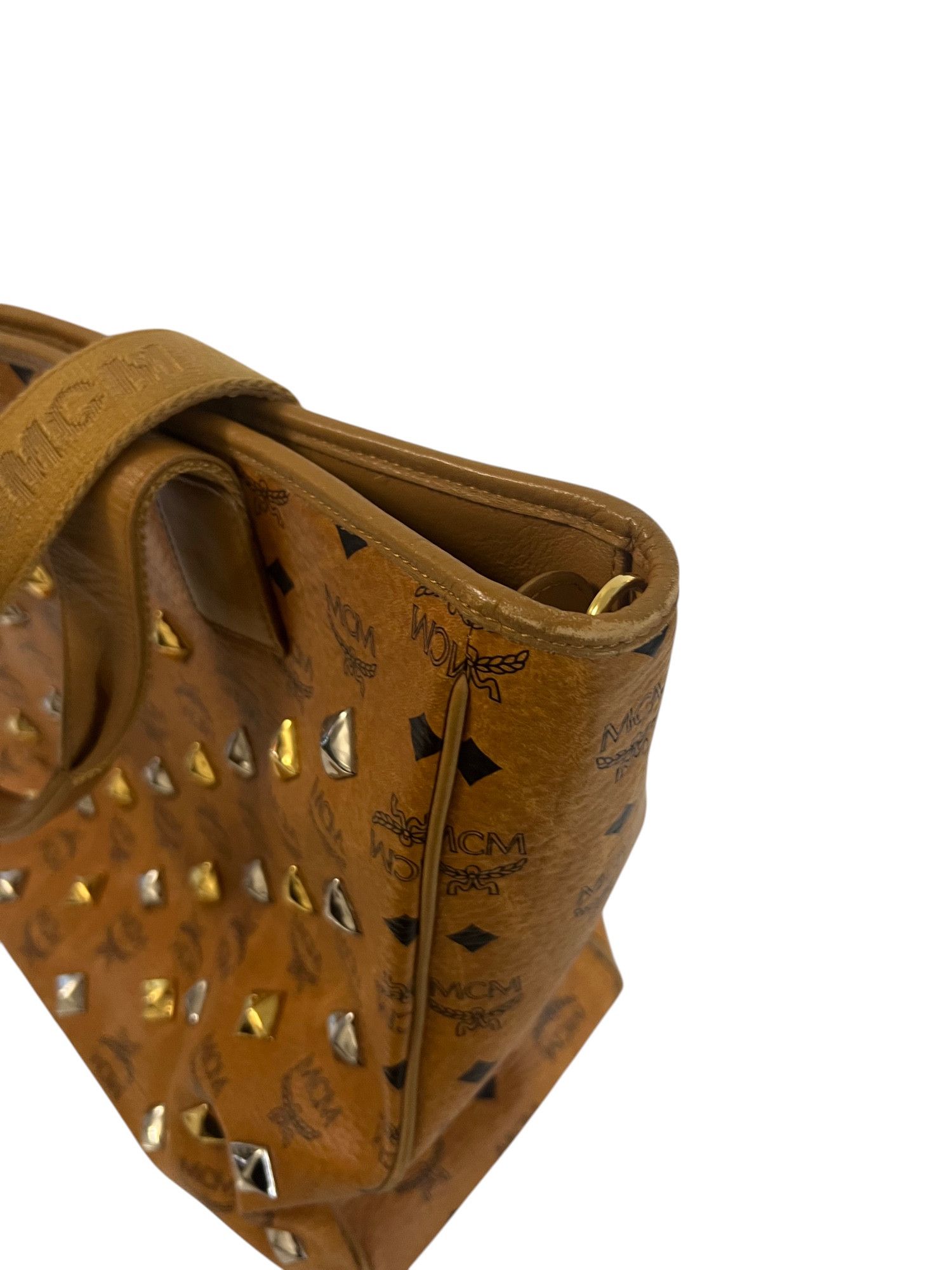 MCM Retro Full Studs Stark Tote Size ONE SIZE - 9 Thumbnail