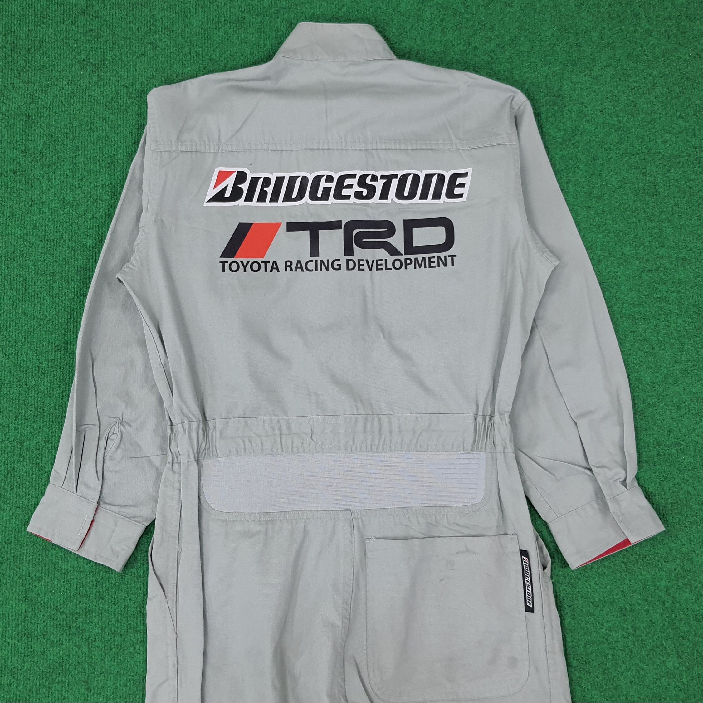 Japanese Brand × Vintage Vintage Bridgestone x Custom TRD Racing Coverall C231N13 Size US S / EU 44-46 / 1 - 1 Thumbnail