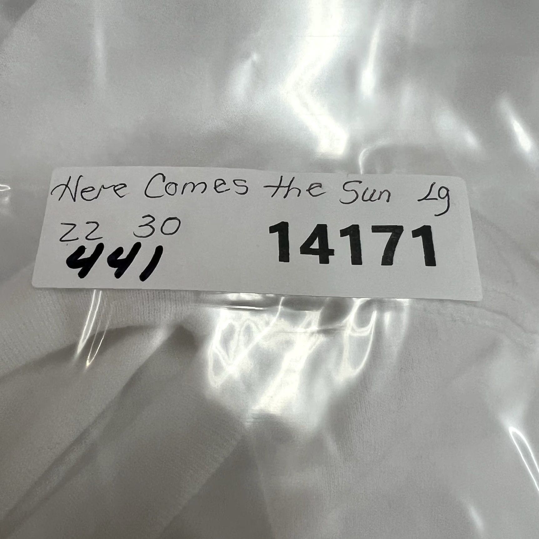 Hereu Here Comes the Sun T-Shirt Adult Size L White Size L / US 10 / IT 46 - 6 Thumbnail